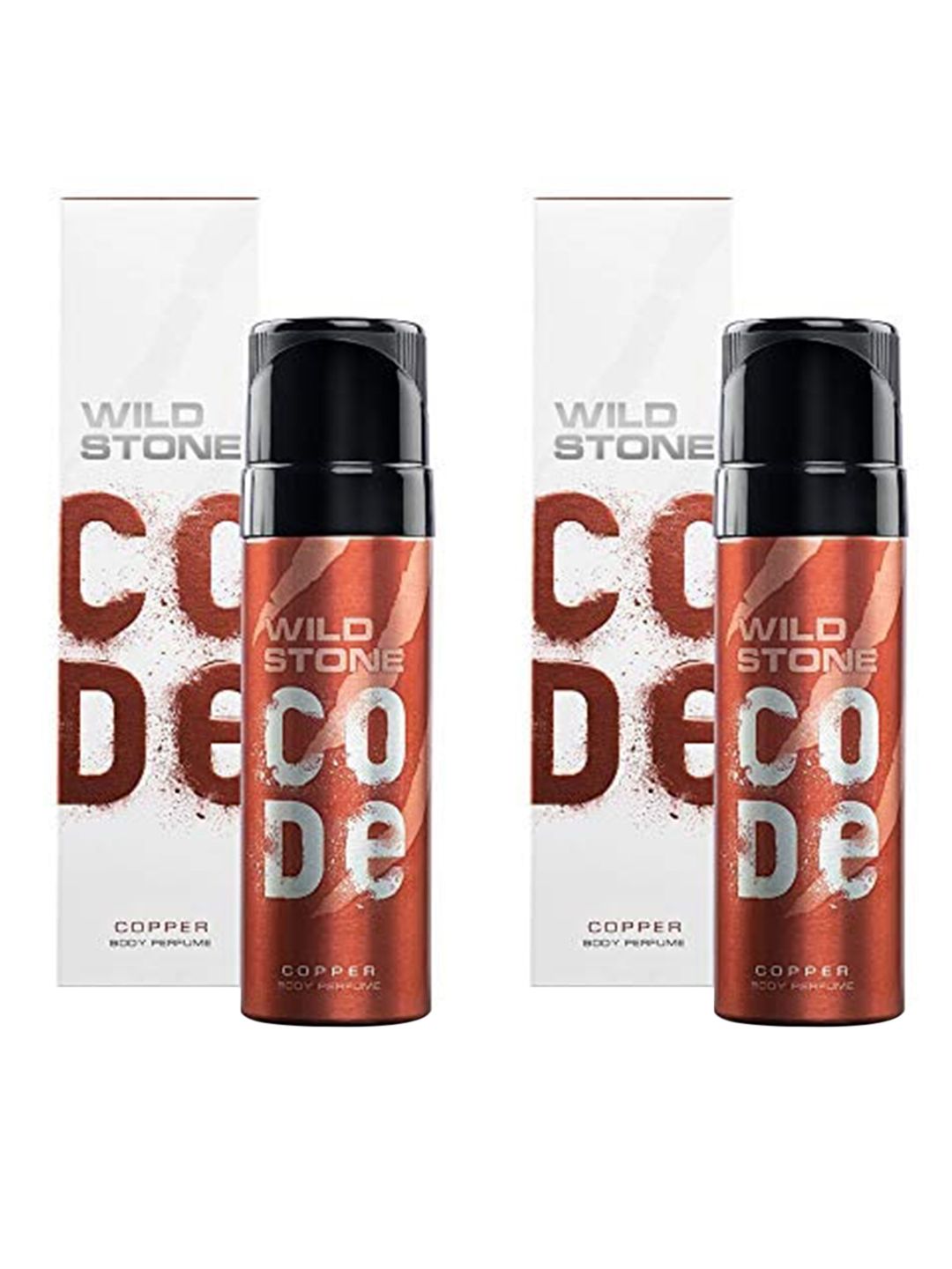 Wild stone code Men Set Of 2 Copper No Gas Body Perfume Deodorant - 150 ml each-image-26