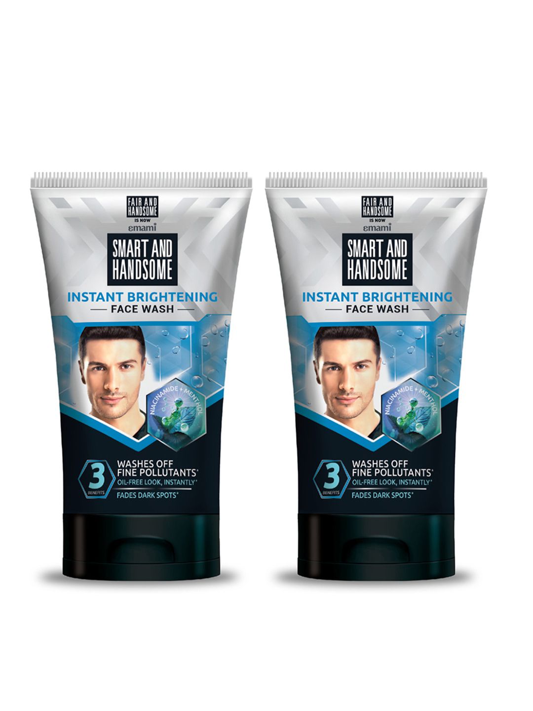 Smart and Handsome Set of 2 Instant Radiance Face Wash with Actifair Peptide - 100 g each-image-43
