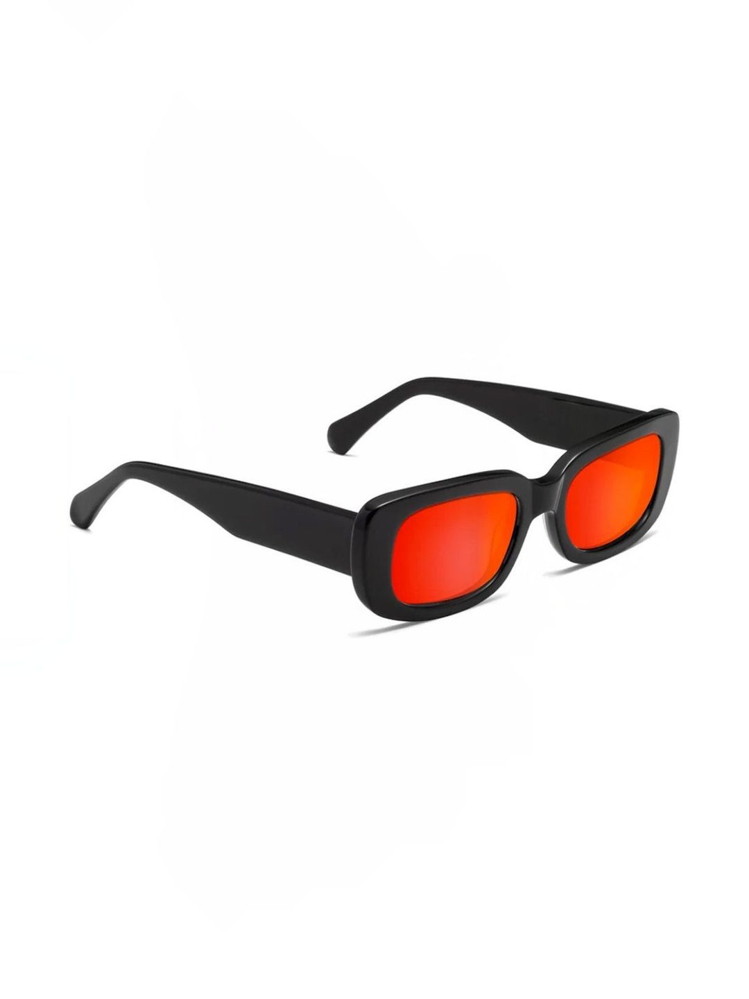 Elligator Men Red Lens & Black Wayfarer Sunglasses with-picture-13