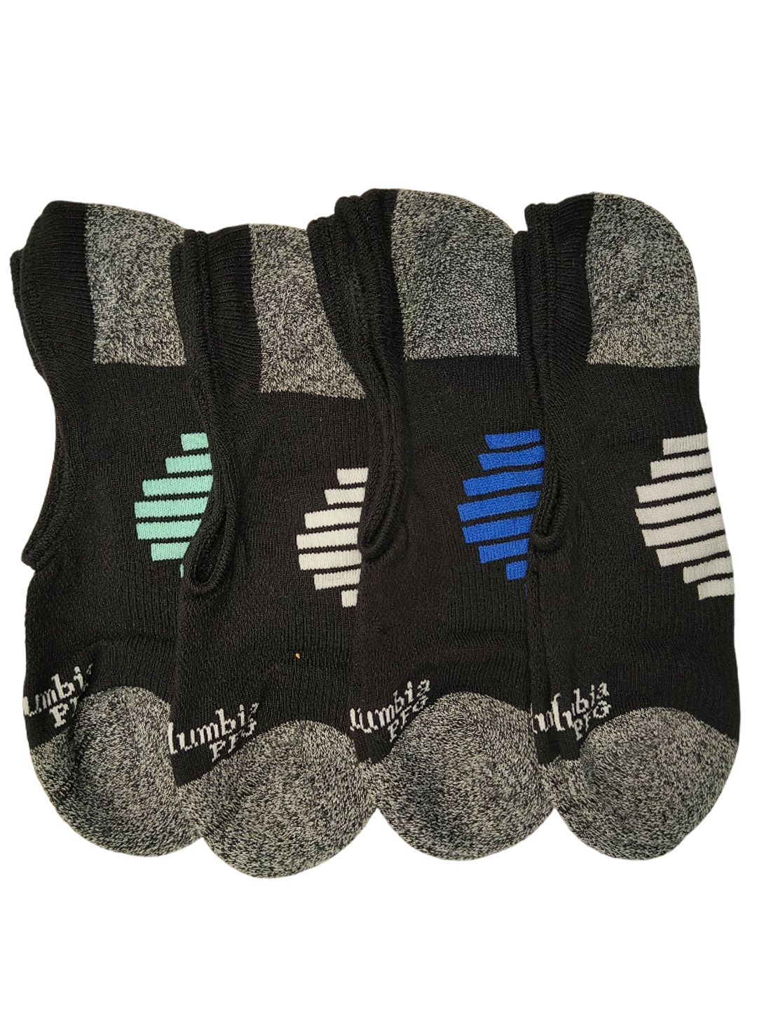 Columbia Men Pack of 2 Patterned Shoe Liners Socks-picture-27
