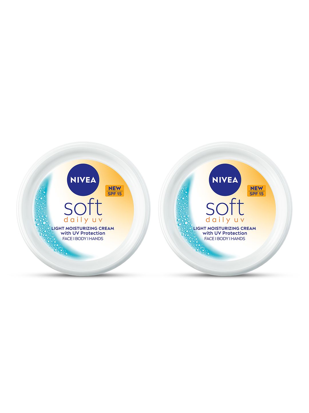 Nivea Set Of 2 Soft Daily UV Light Moisturising Cream With SPF 15 - 50ml Each-picture-37