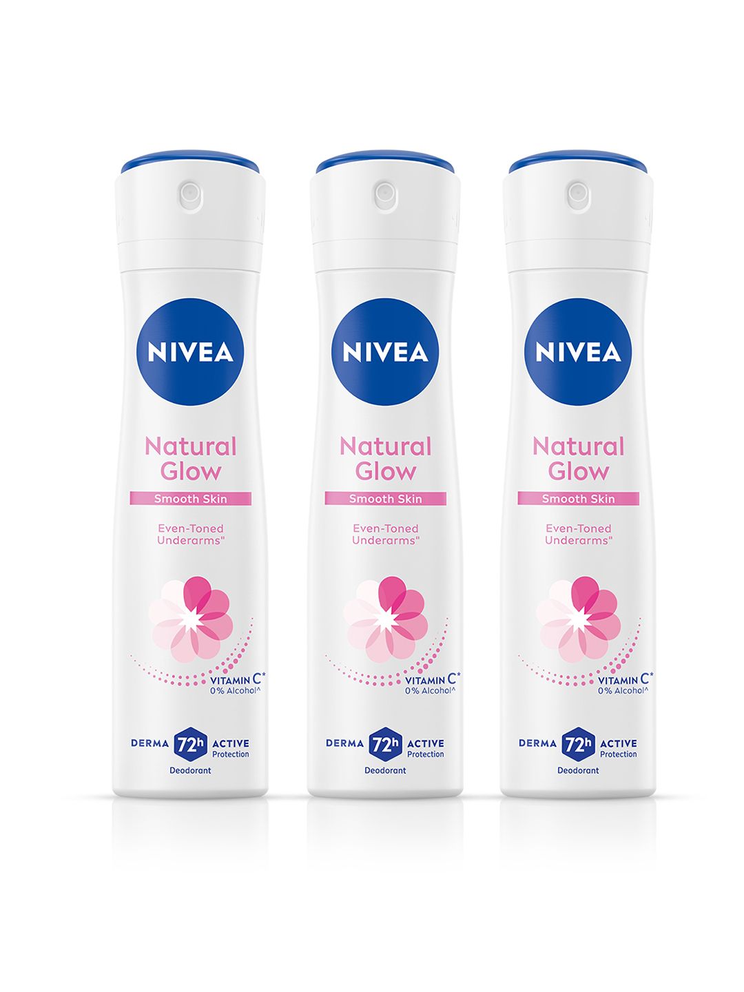 Nivea Set of 3 Whitening Smooth Skin 48h Deodorant - 150 ml each-image-49