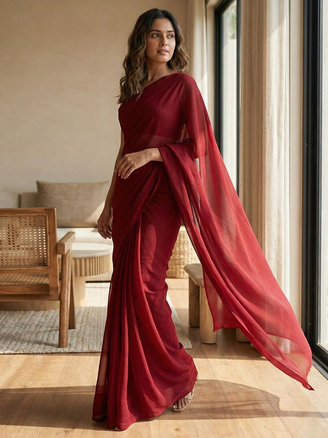 Moda Rapido Poly Georgette Saree-picture-25