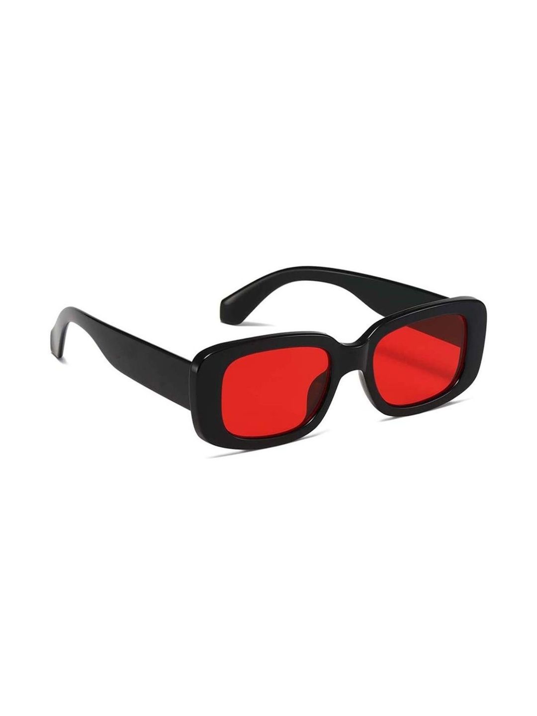 Elligator Men Red Lens & Black Wayfarer Sunglasses with-picture-32