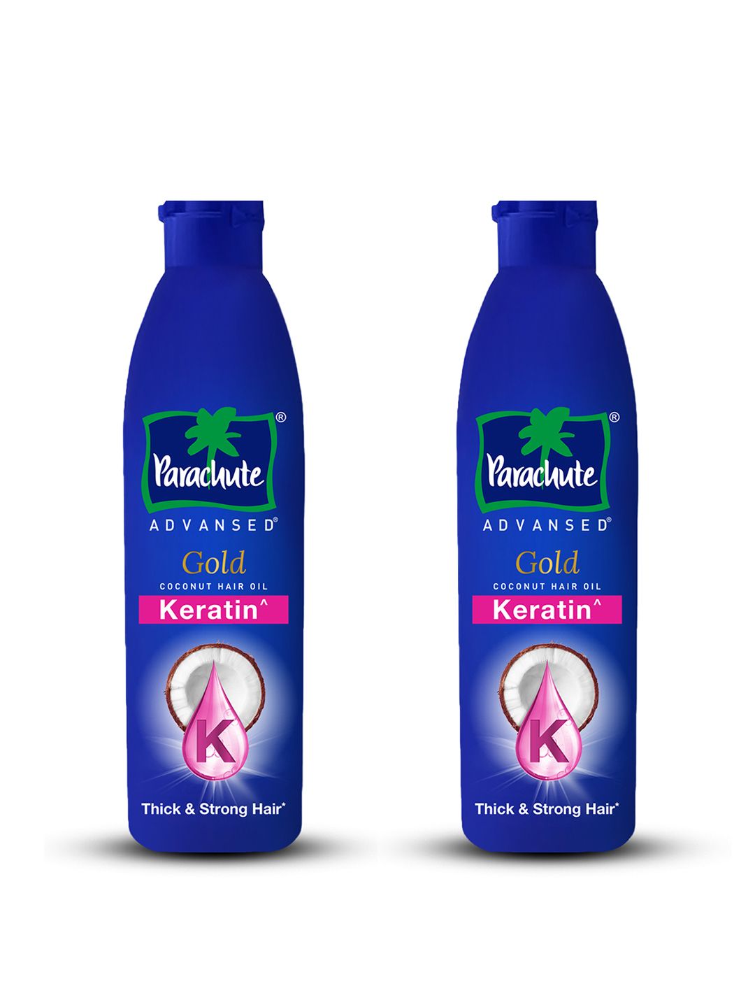 Parachute Set Of 2 Advansed Gold Keratin Coconut Hair Oil - 300ml Each-image-44