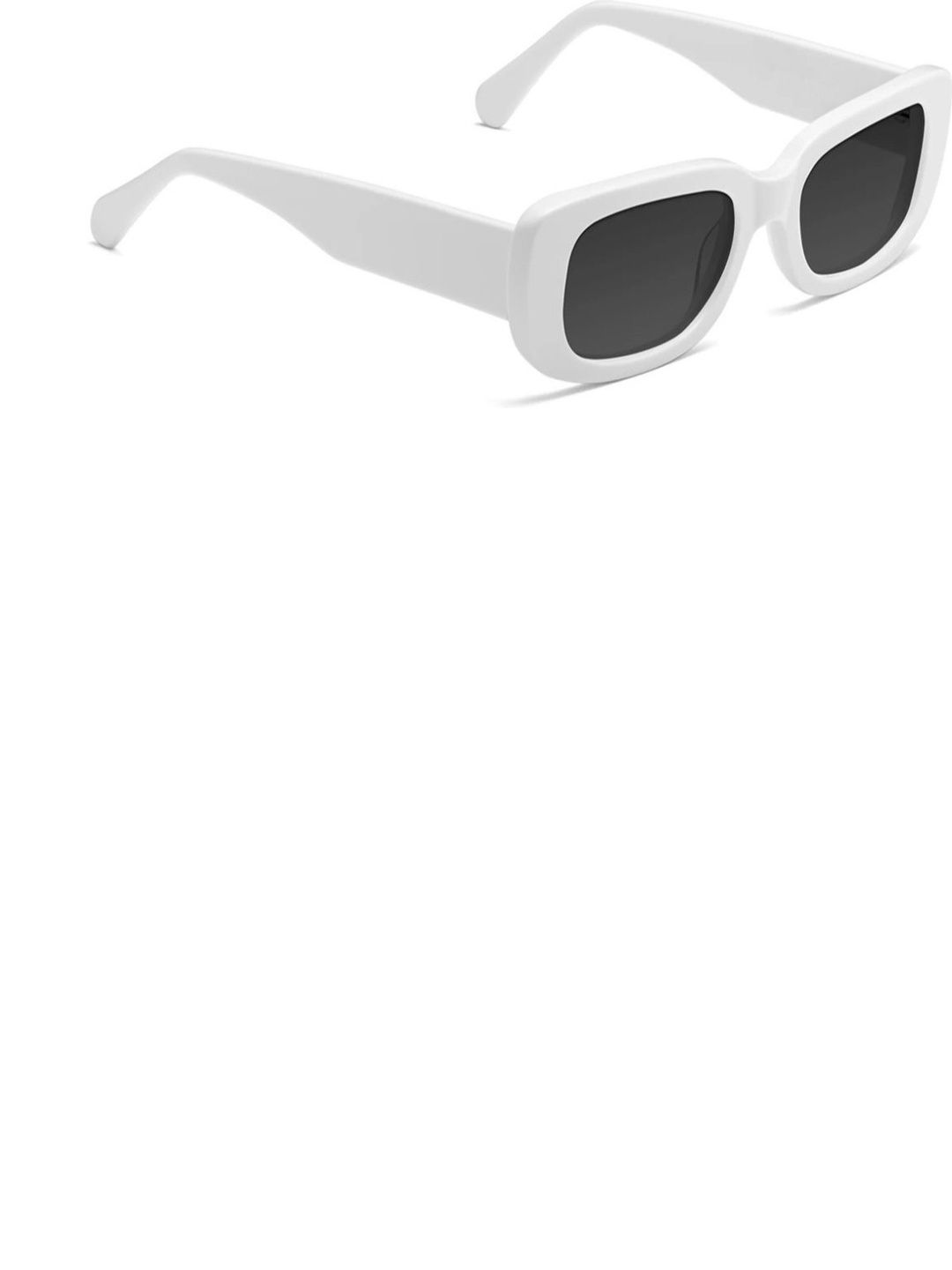 Elligator Men Black Lens & White Wayfarer Sunglasses with-picture-22