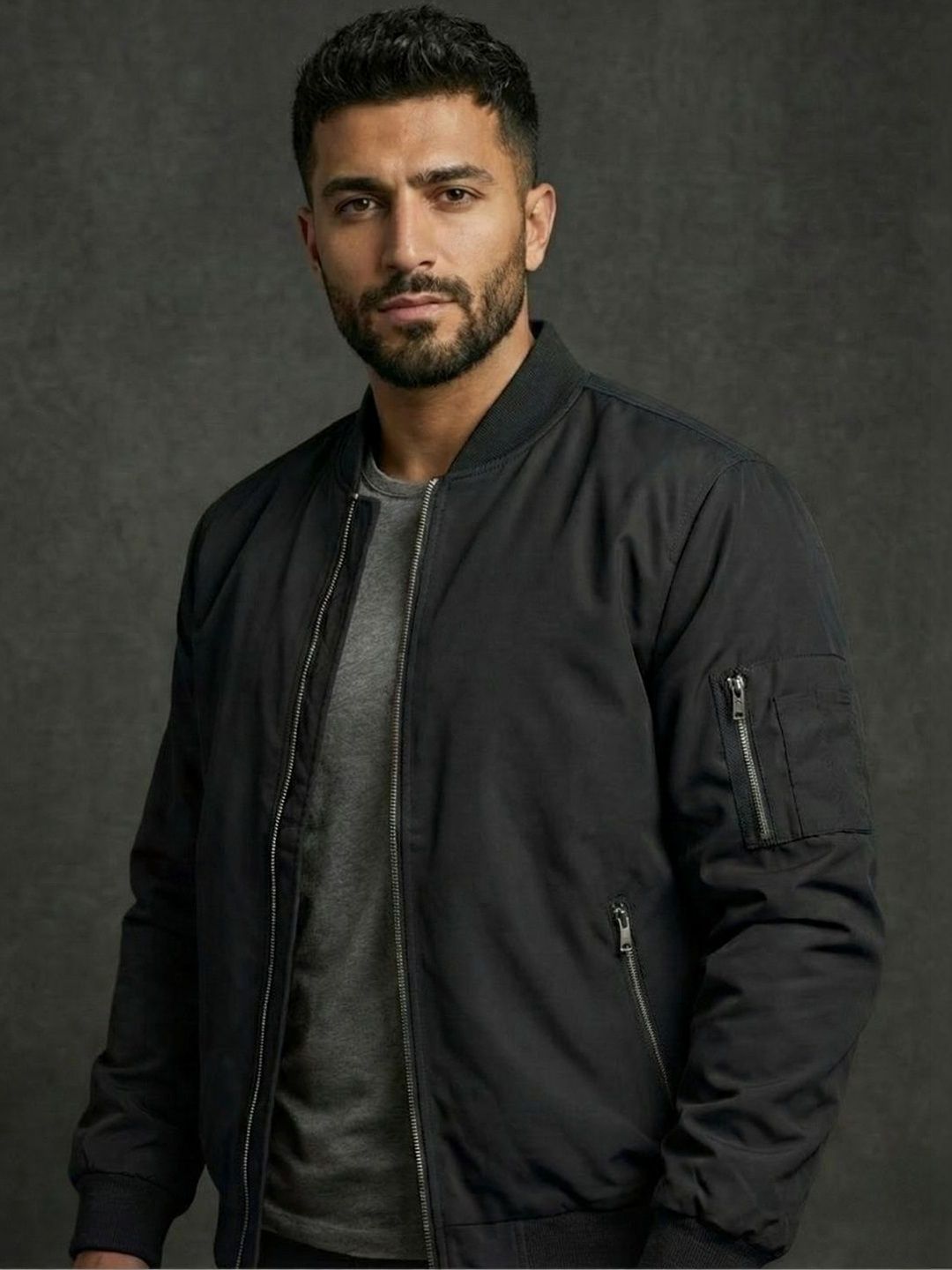 MIA FASHION Men Windcheater Bomber Jacket-picture-43