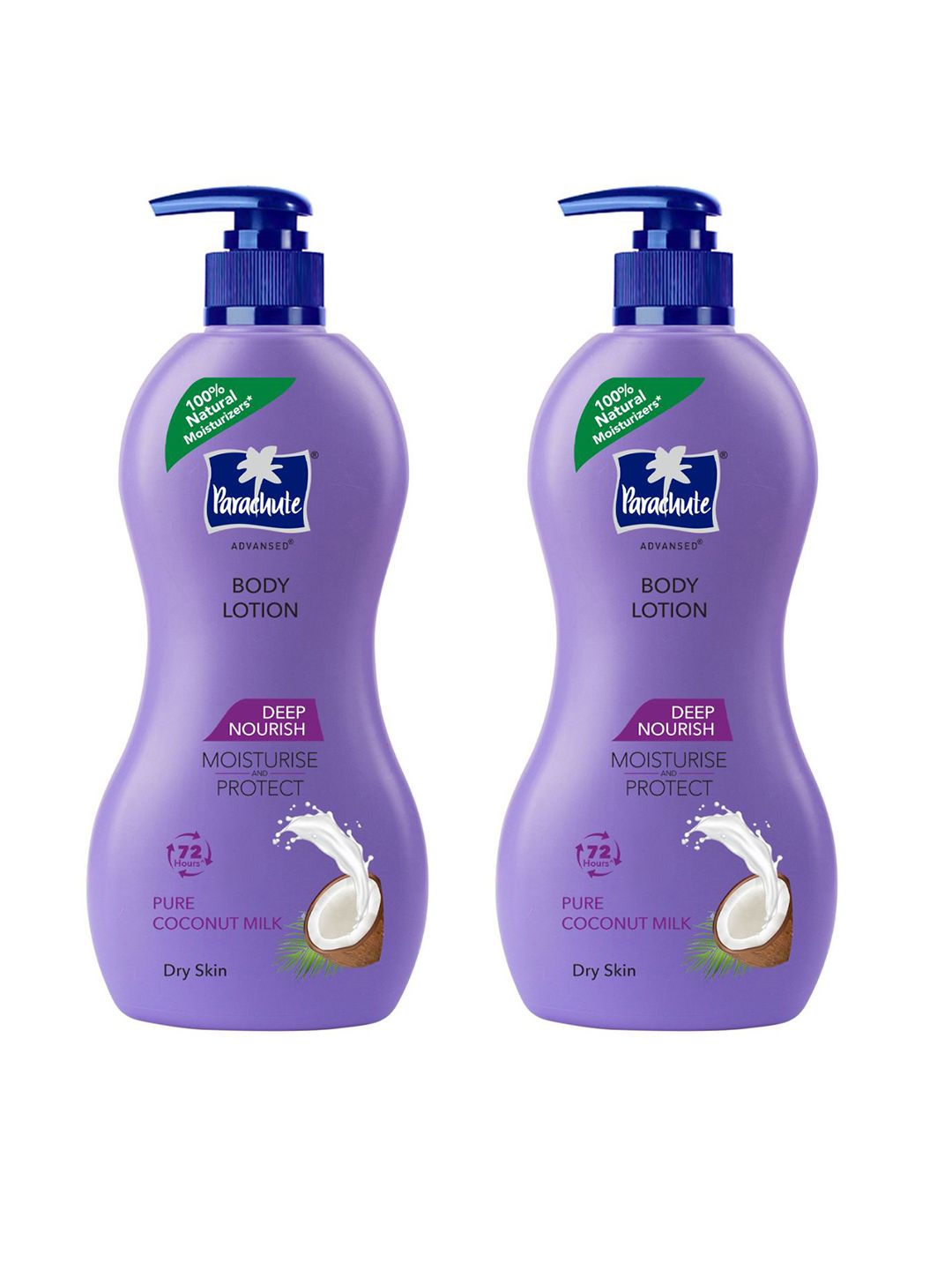 Parachute Set Of 2 Advansed Deep Nourish Body Lotion with Pure Coconut Milk - 400ml Each-image-32