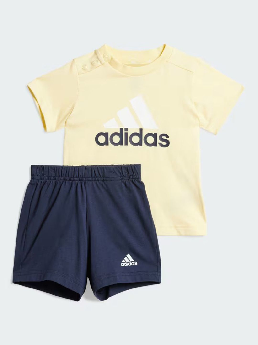 ADIDAS Boys Brand Logo Pure Cotton T-shirt with Shorts
