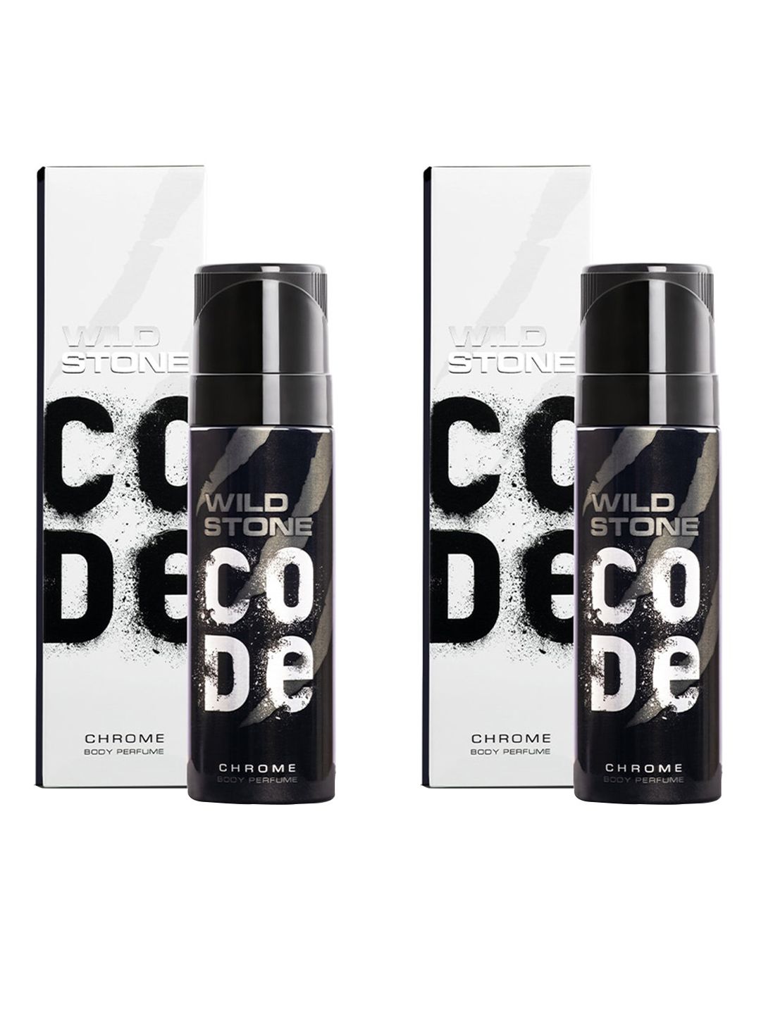 Wild stone code Men Set Of 2 Chrome Long Lasting No Gas Body Deodorant - 150 ml each-picture-41