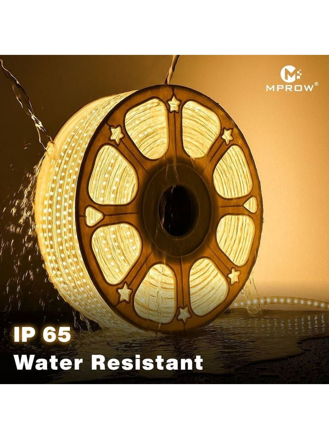 MPROW Yellow Waterproof Rope LED String Lights-picture-46