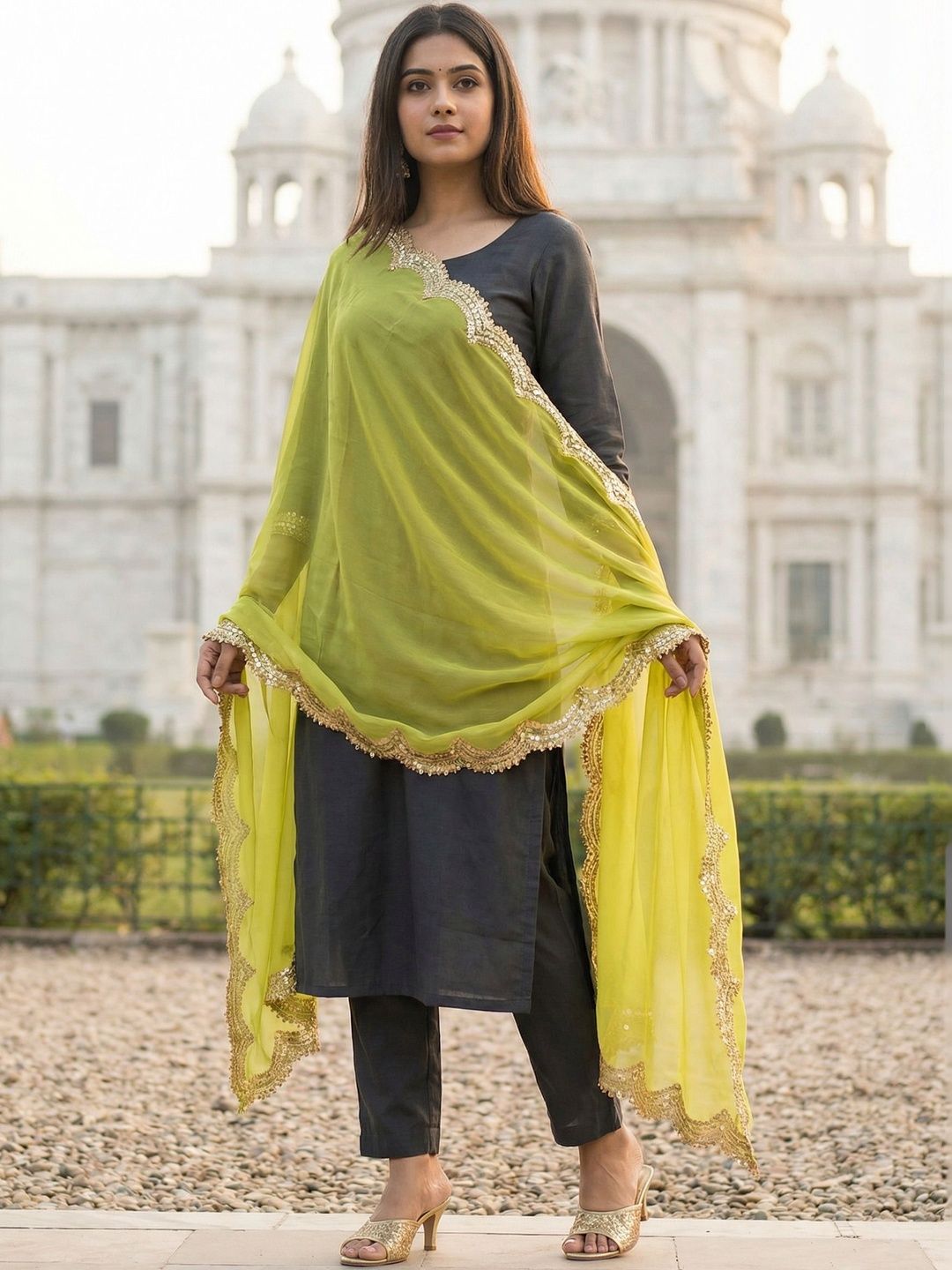 Kaizen TEXO FAB Organza Dupatta-picture-11