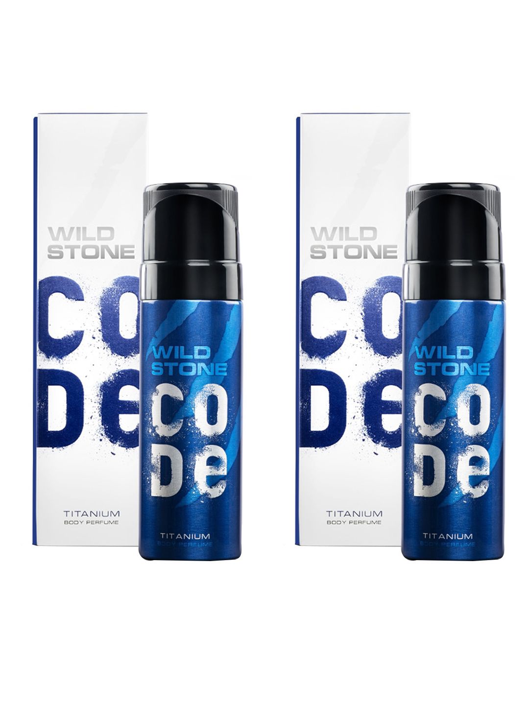 Wild stone code Men Set Of 2 Titanium No Gas Body Perfume Deodorant - 150 ml each-image-27