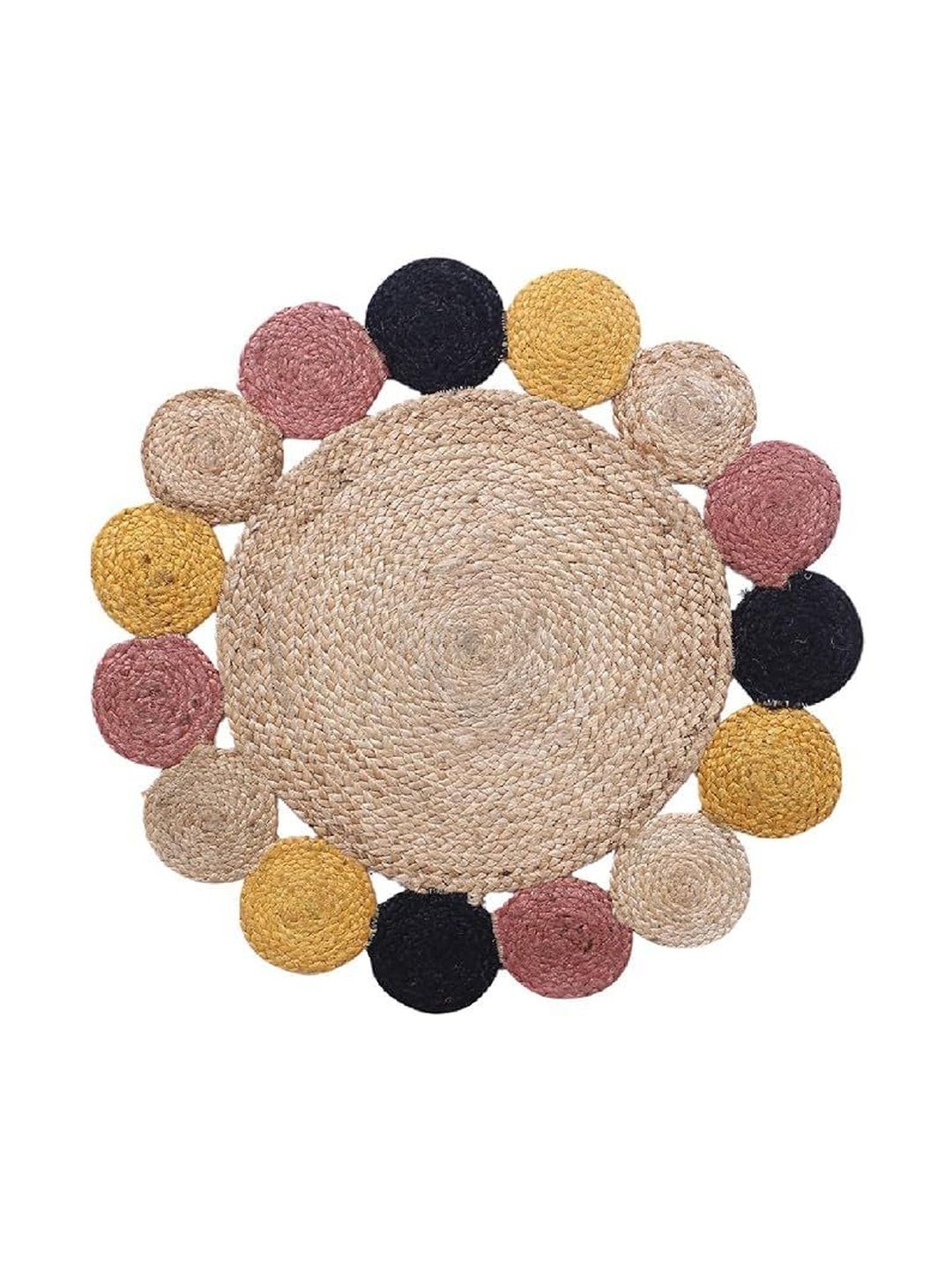 Siya Textiles Round Cotton Doormat-picture-39