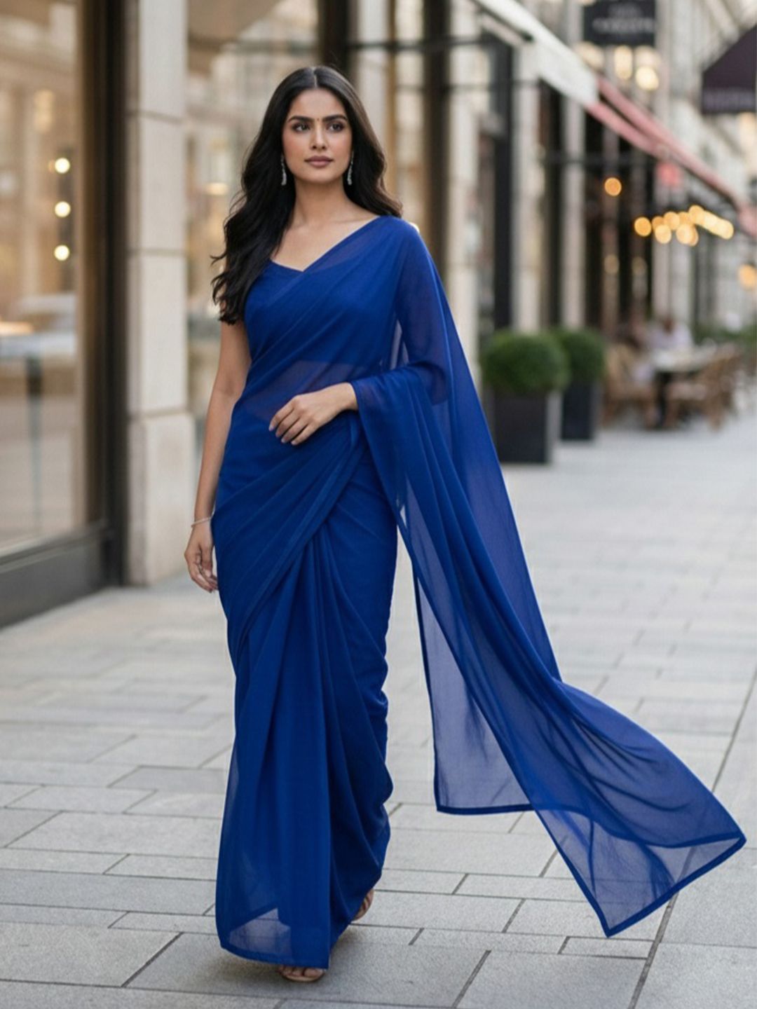 Moda Rapido Poly Georgette Saree-picture-23