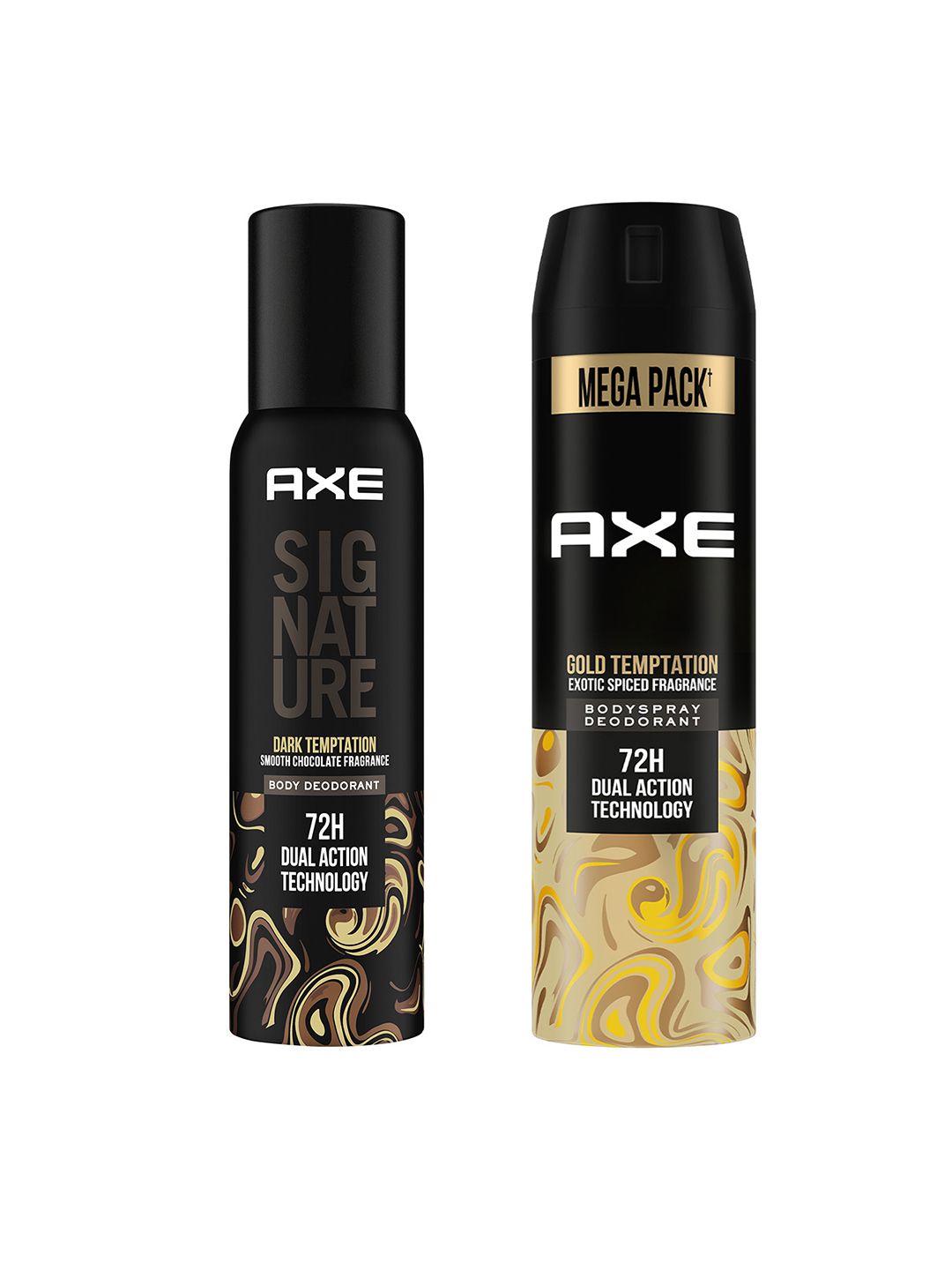 AXE Men 2Pcs Signature Dark Temptation & Gold Temptation Deodorant Spray - 154ml & 215ml-picture-23