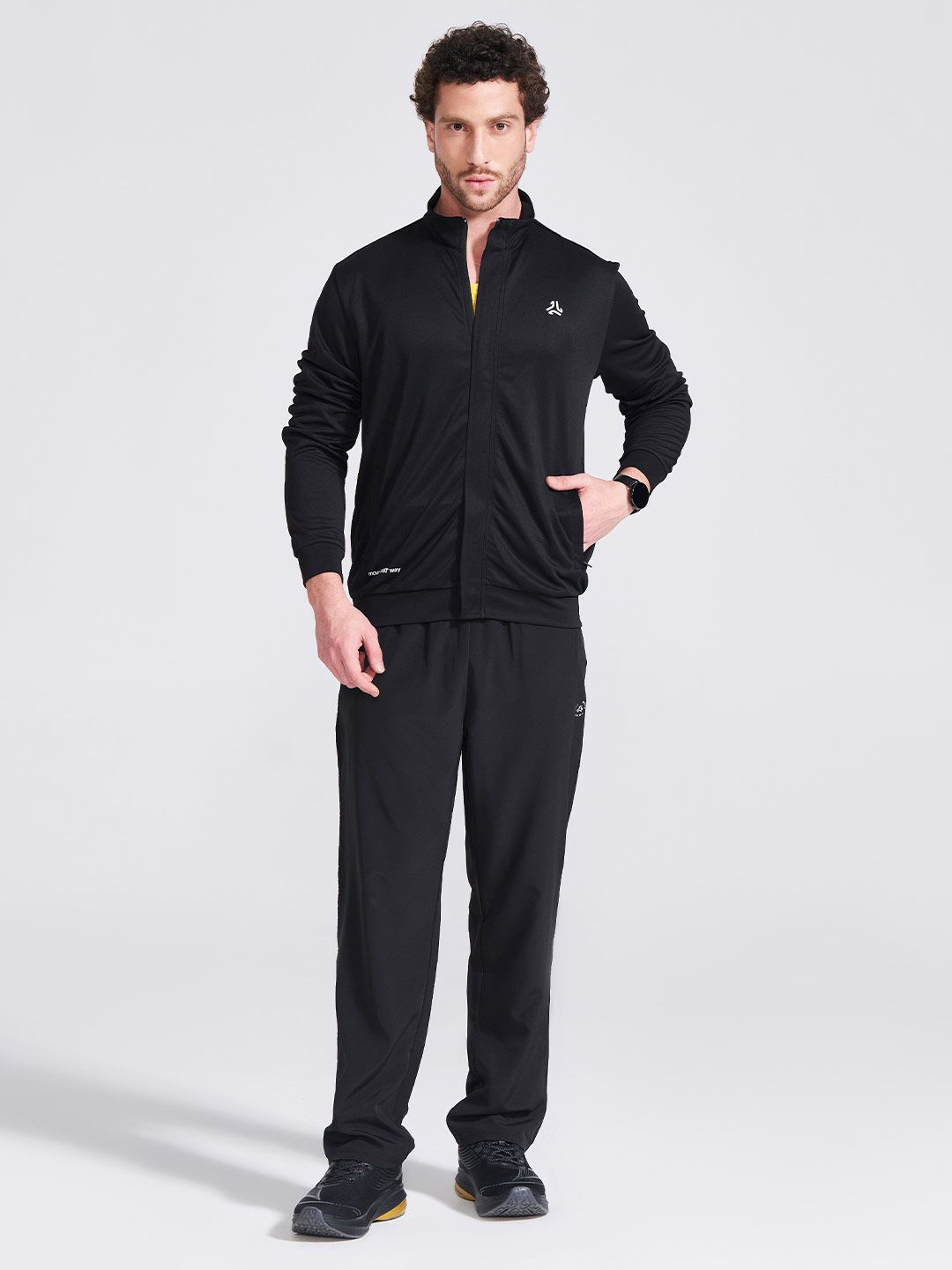 Campus Men Brand Logo Lightweight Training or Gym Sporty Jacket
