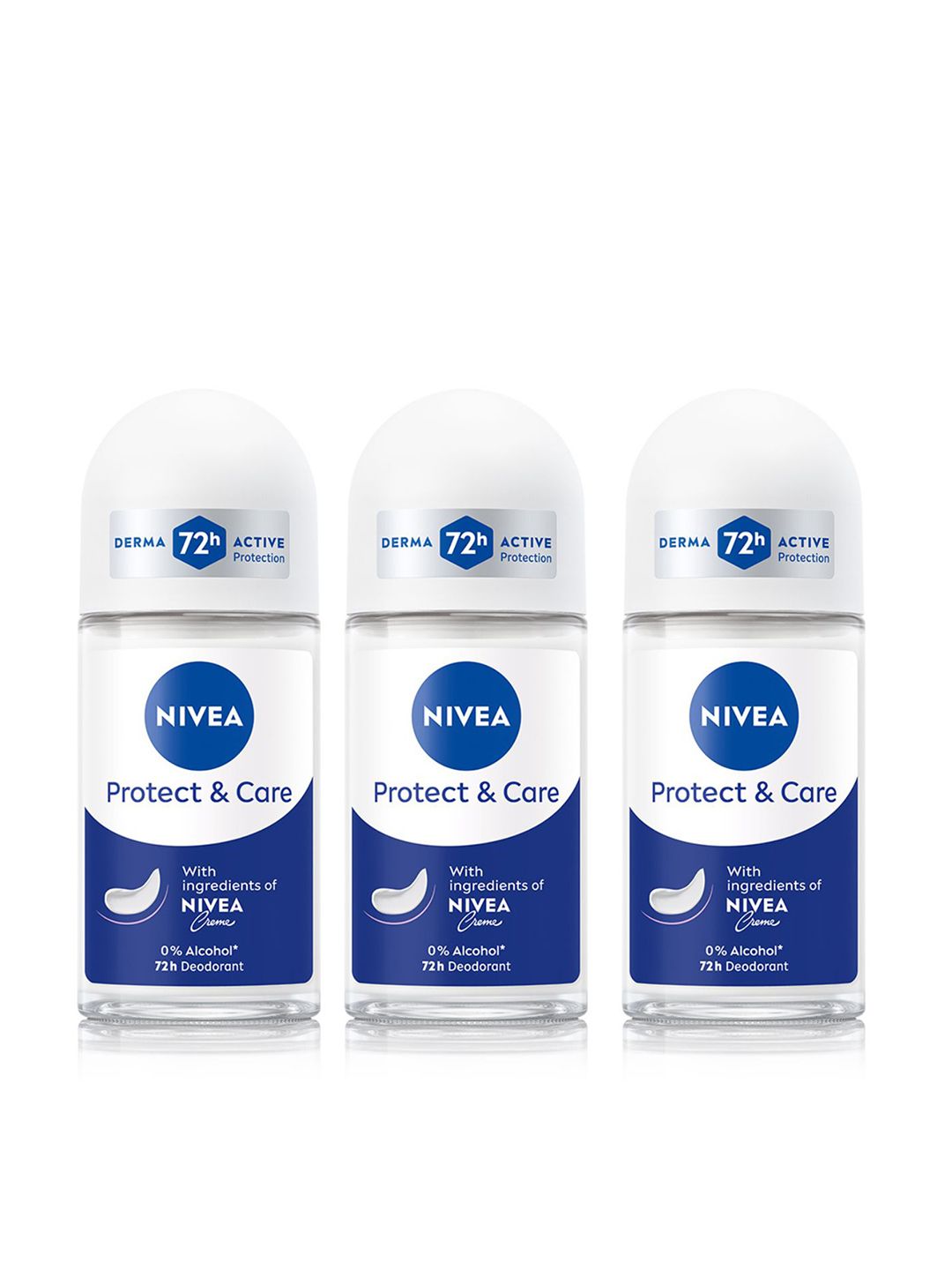 Nivea Women Set of 3 Protect & Care Roll-On 48h Deodorant - 50 ml each-picture-14