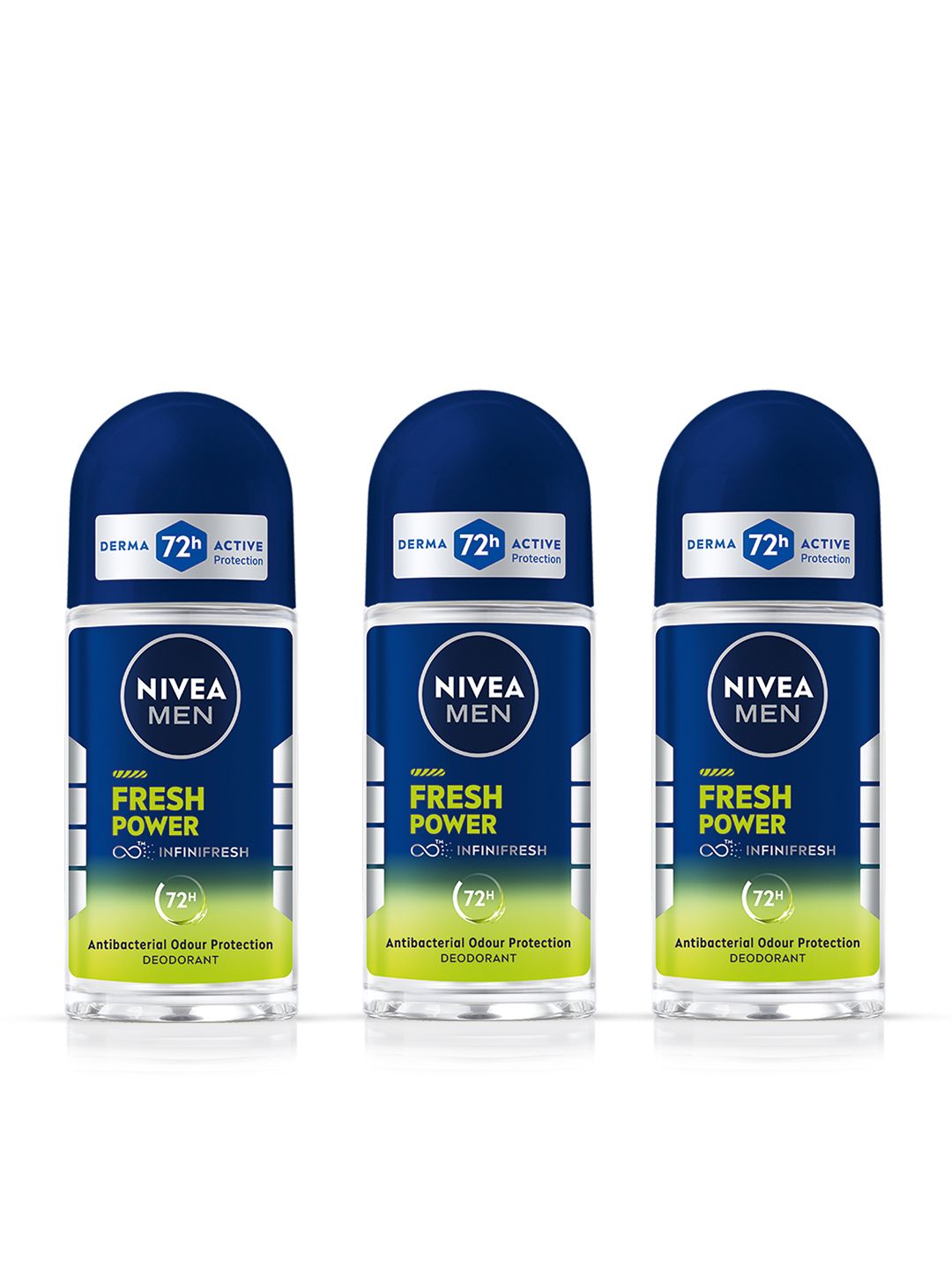 Nivea Men Set of 3 Fresh Power Roll-On - 50 ml each-picture-44