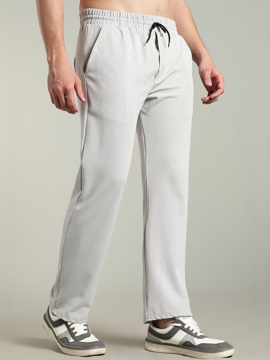 JAMES&GEORGE Men Mid-Rise Straight Fit Trousers-picture-34