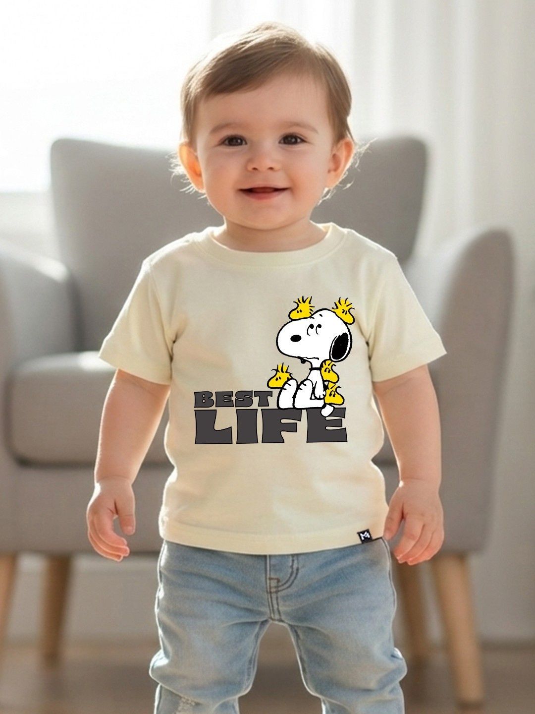 YK X Minute Mirth Infant Boys Peanuts Printed T-shirt-image-28