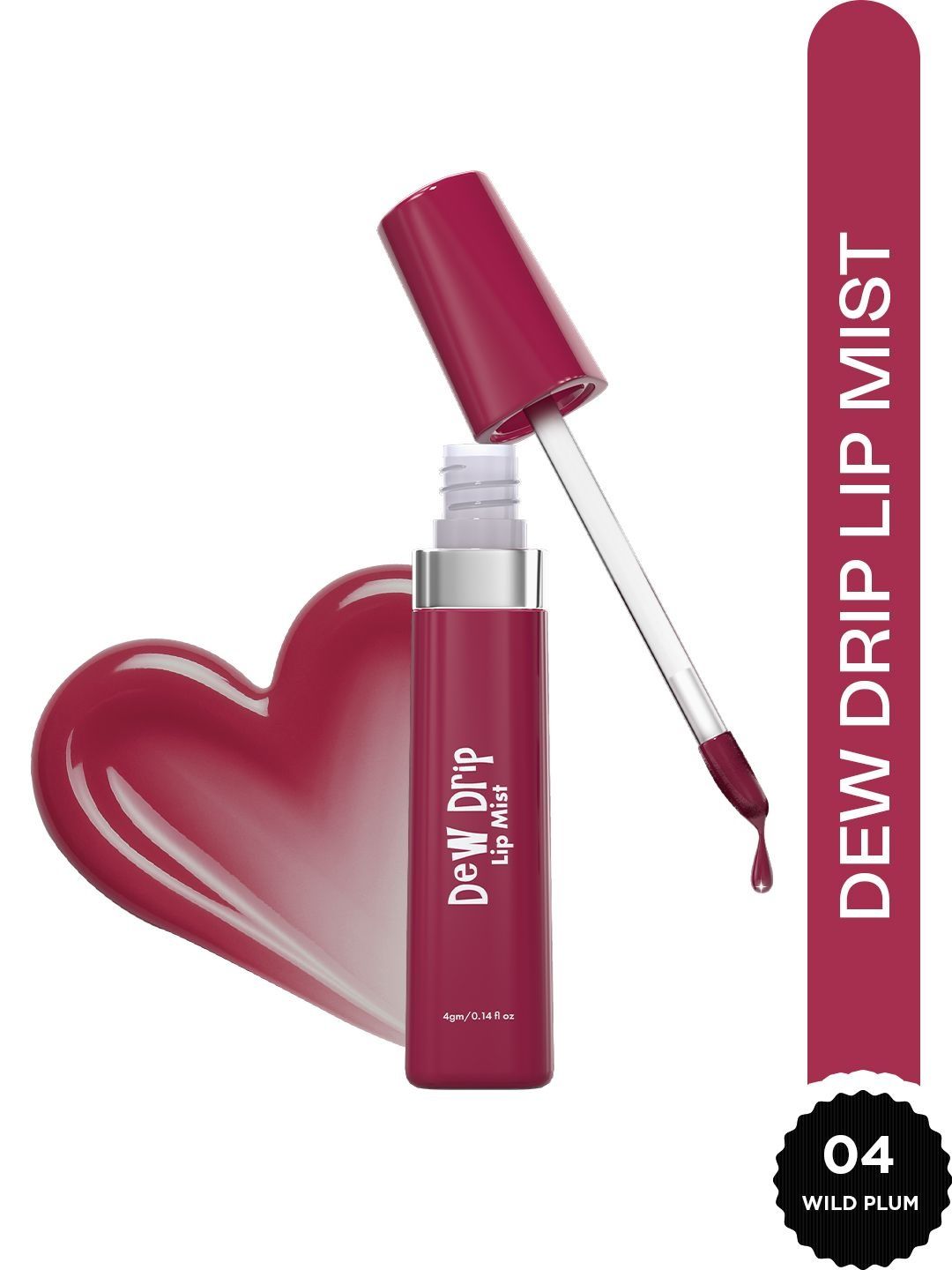 GLAM21 Dew Drip Lip Mist Gloss 4 g - Wild Plum 04-image-20