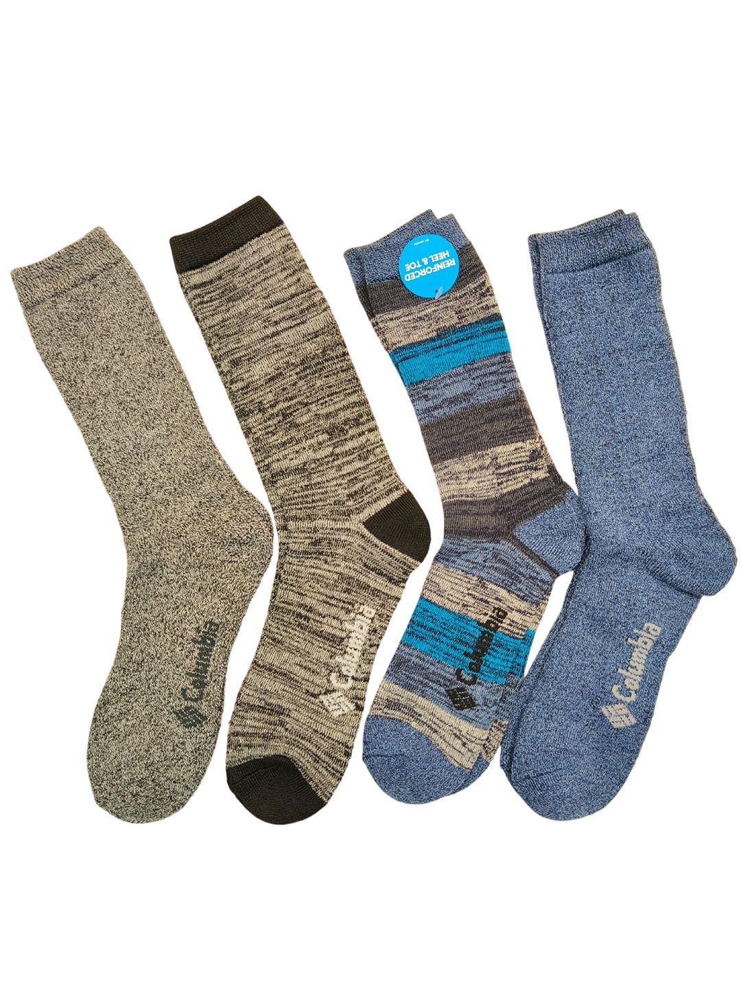 Columbia Men Pack of 4 Patterned Above Ankle Socks-picture-24
