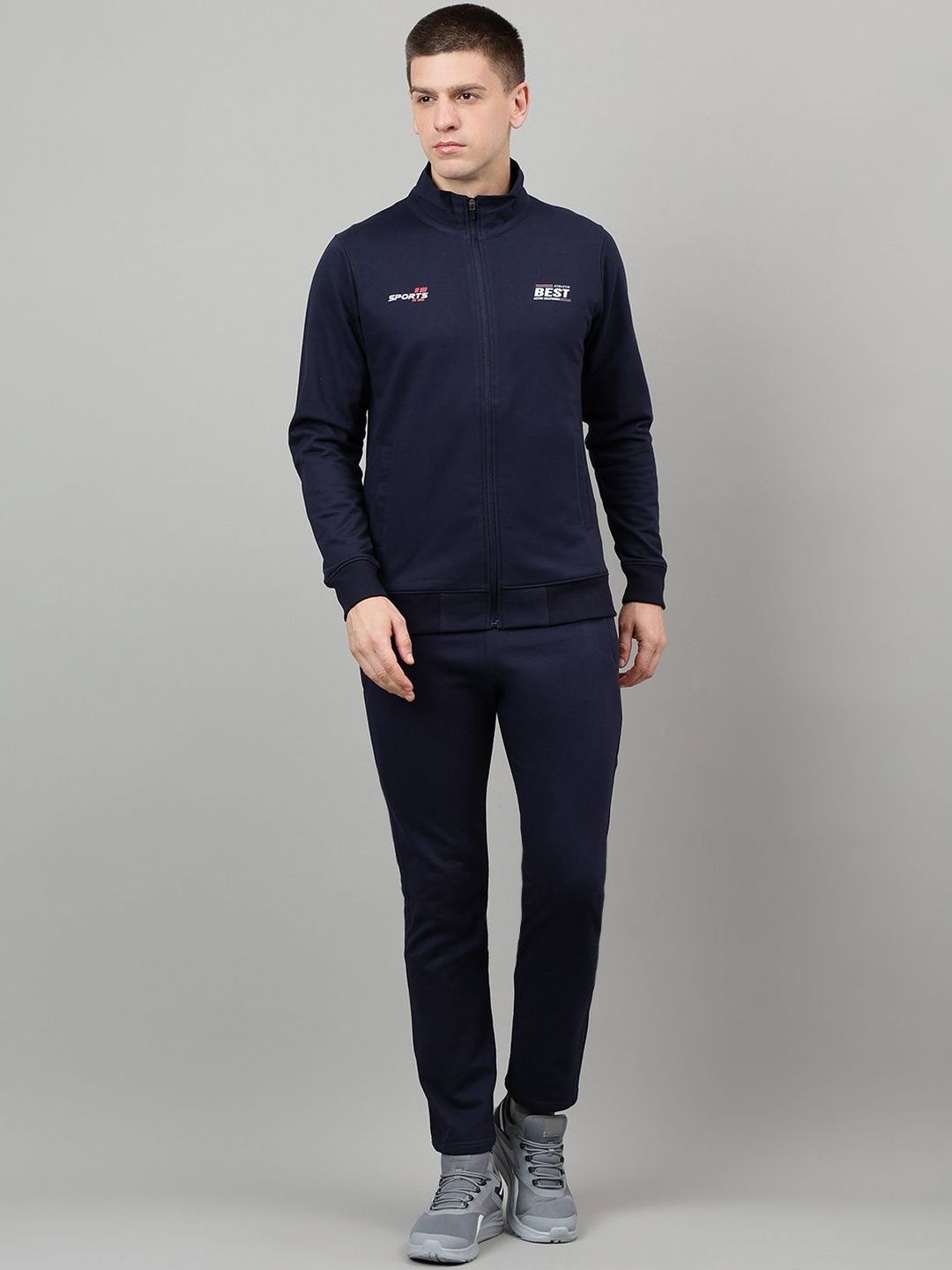 FCK GOLD Men Mock Collar Tracksuit-picture-19