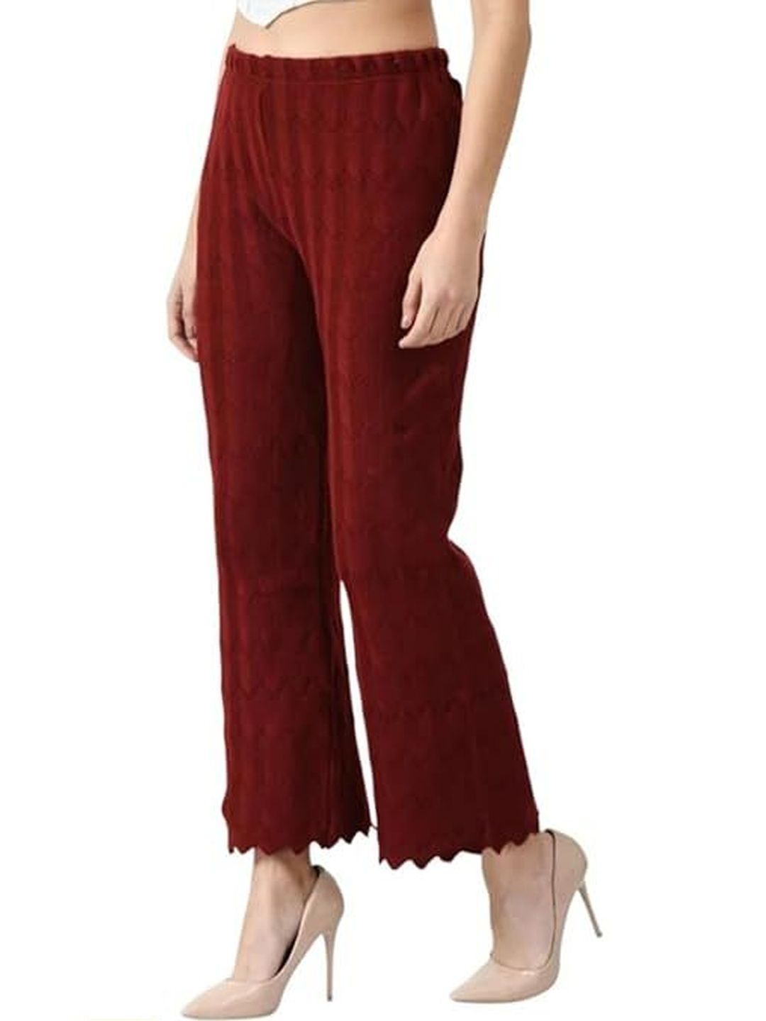 Thrifty Thread Women Knitted Ethnic Palazzos-picture-32