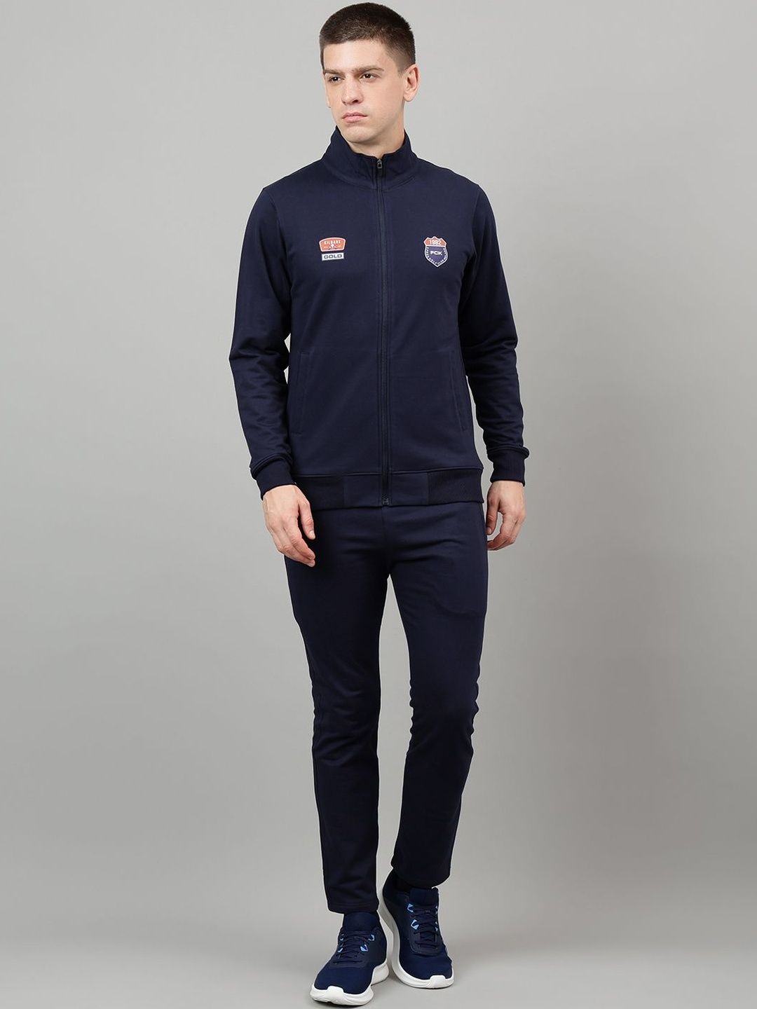FCK GOLD Men Mock Collar Tracksuit-picture-27