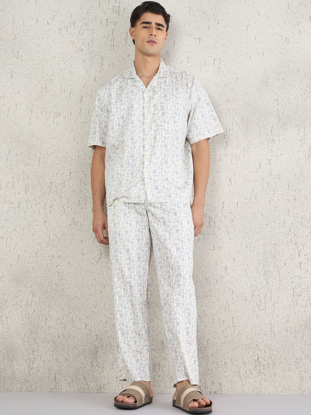 Sweet Dreams Men Printed Night suit-picture-43