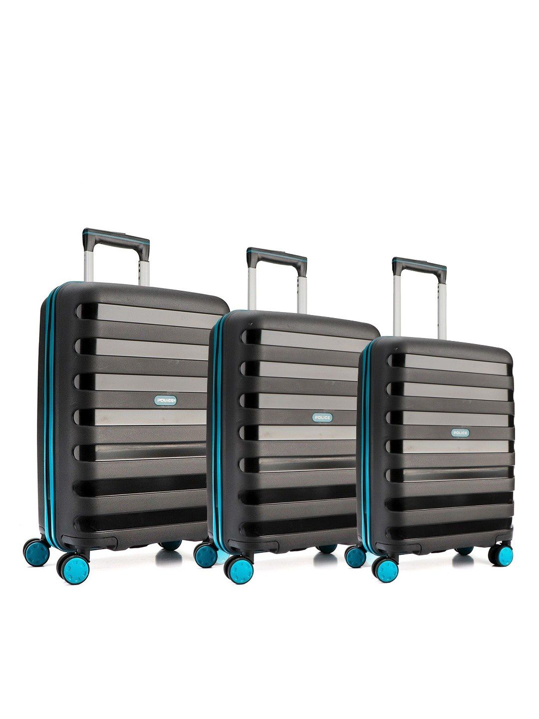 Police Set of 3 Trolley Suitcases-picture-43