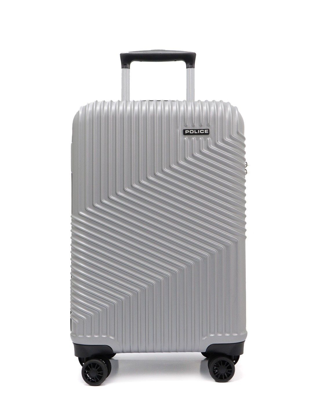 Police Textured Cabin Suitcase Trolley Bag- 40L-image-49