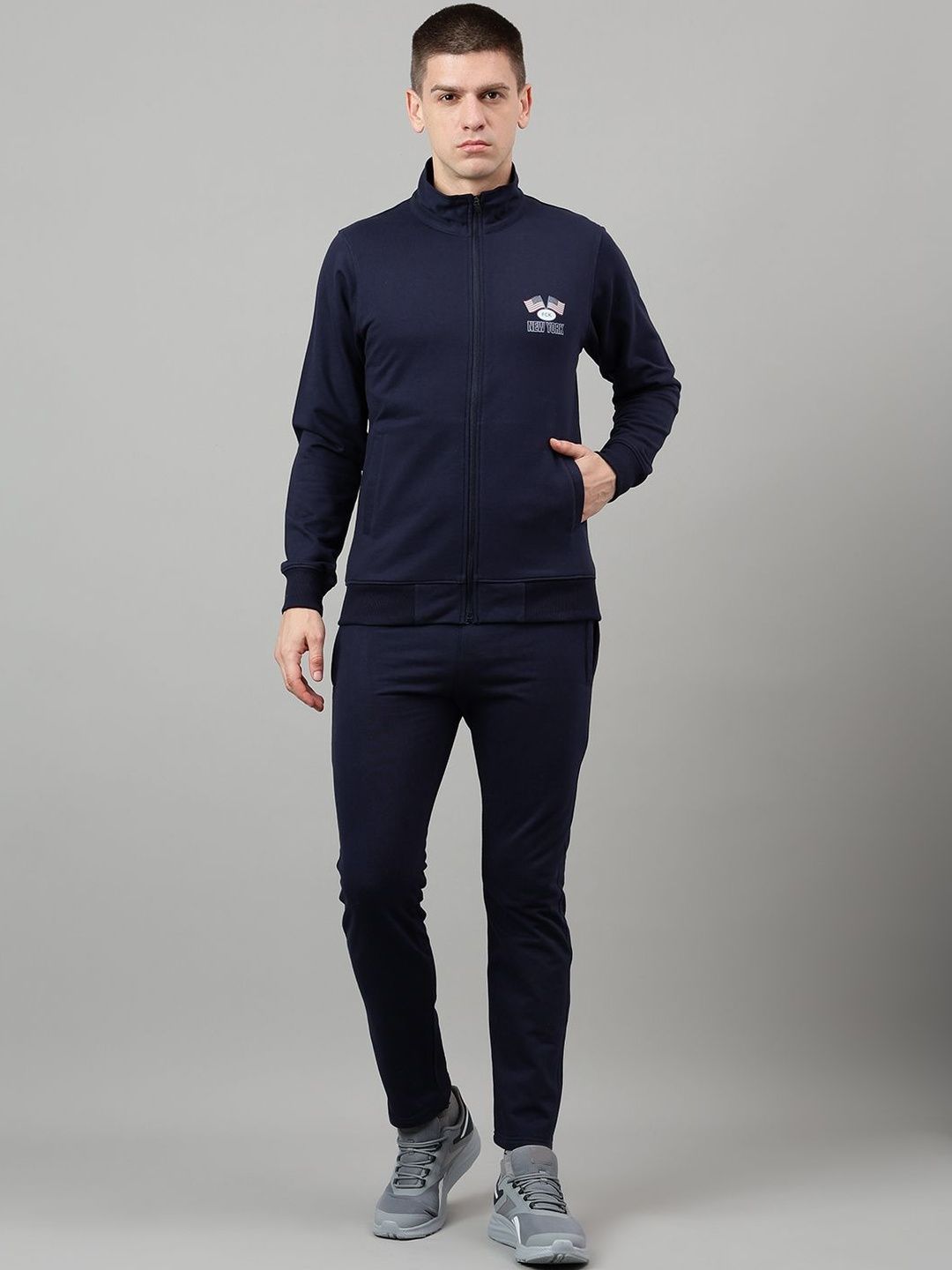 FCK GOLD Men Mock Collar Tracksuit-picture-58