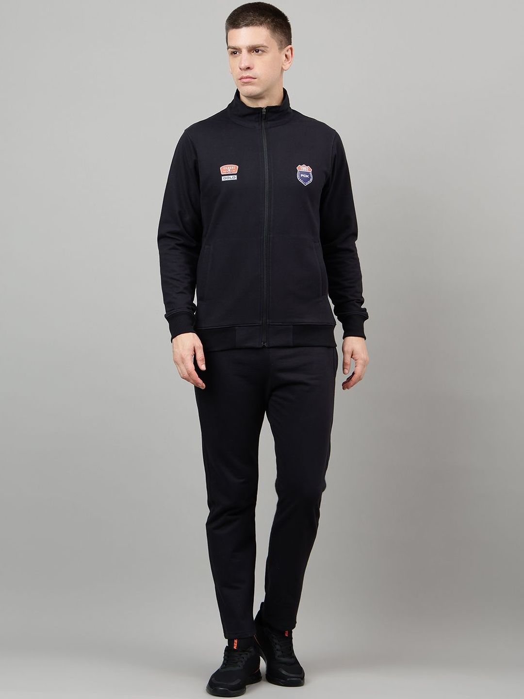 FCK GOLD Men Mock Collar Tracksuit-picture-43