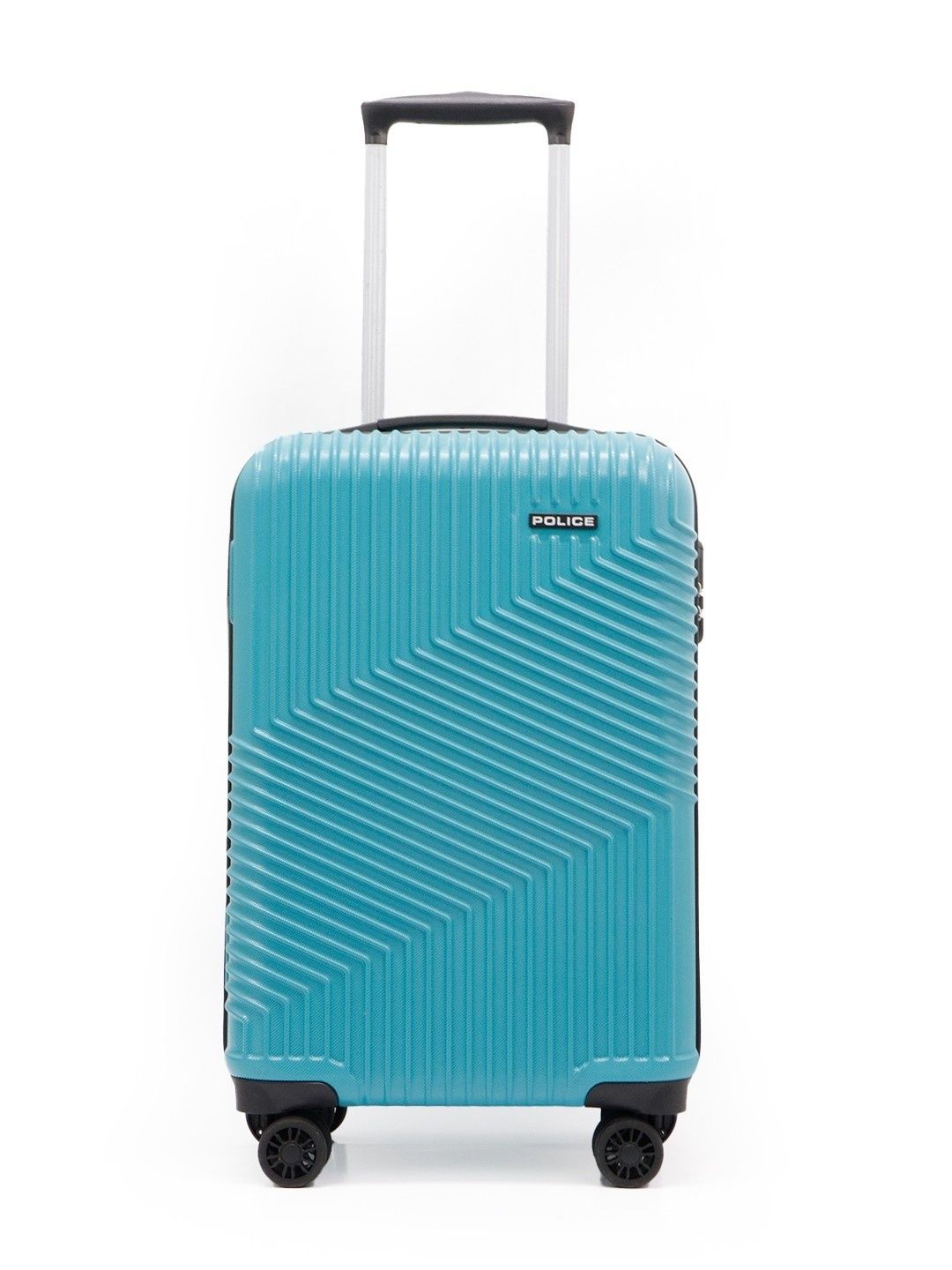 Police Textured Cabin Suitcase Trolley Bag- 40L-image-19