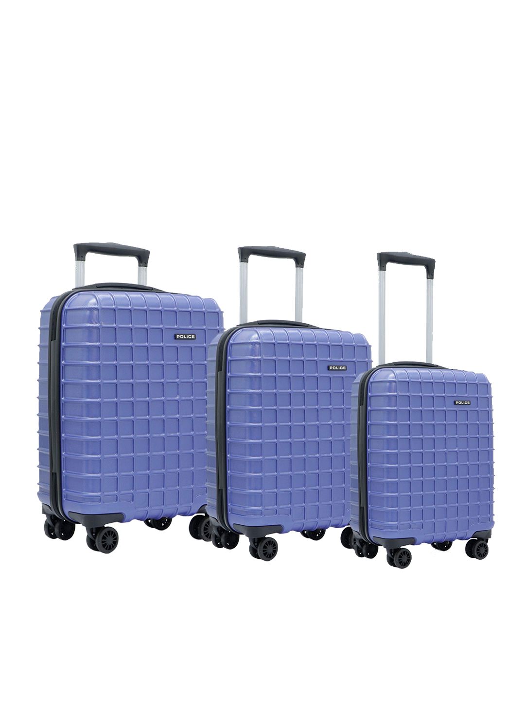 Police Set of 3 Trolley Suitcases-picture-12