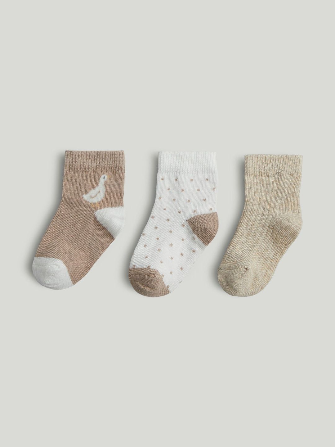 mothercare Infants Pack Of 3 Ankle-Length Socks-picture-47