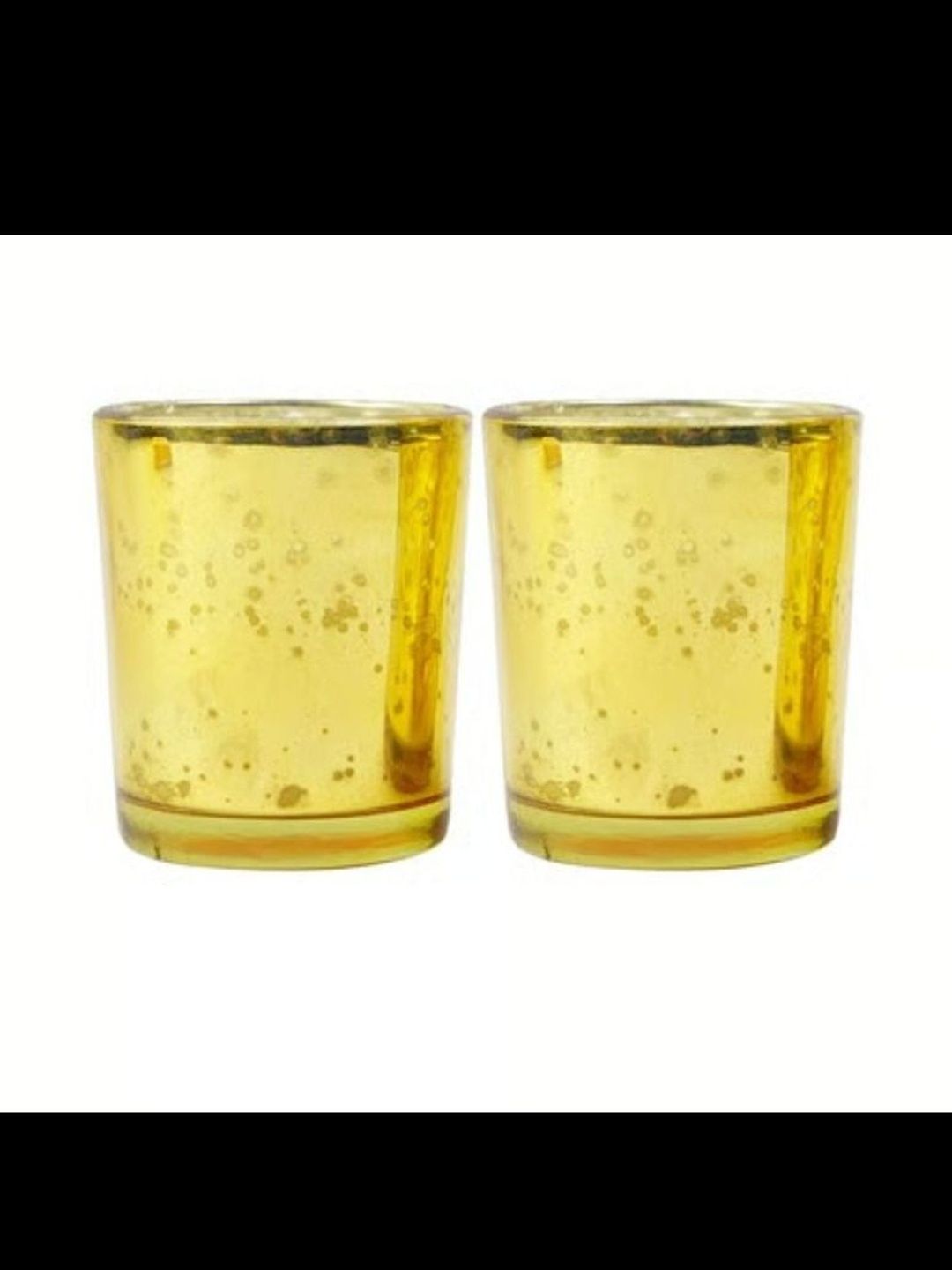 Quace Gold-Toned & Gold-Toned 2 pieces Jar Candle-picture-51