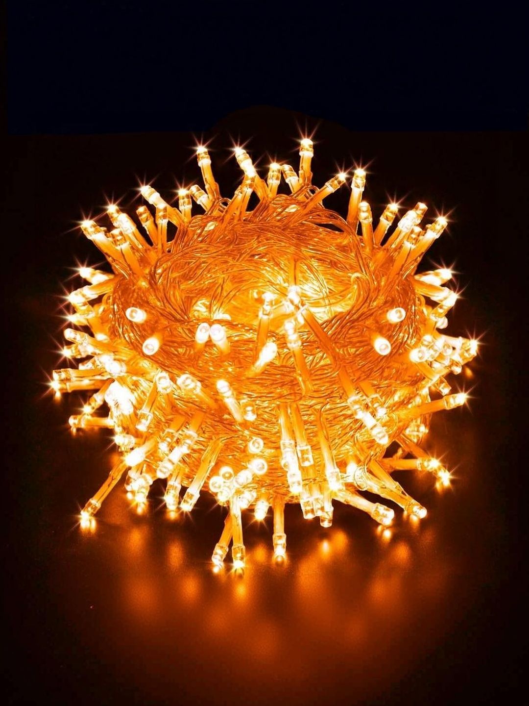 MPROW Orange Lightweight Rice Shape String Light-picture-29