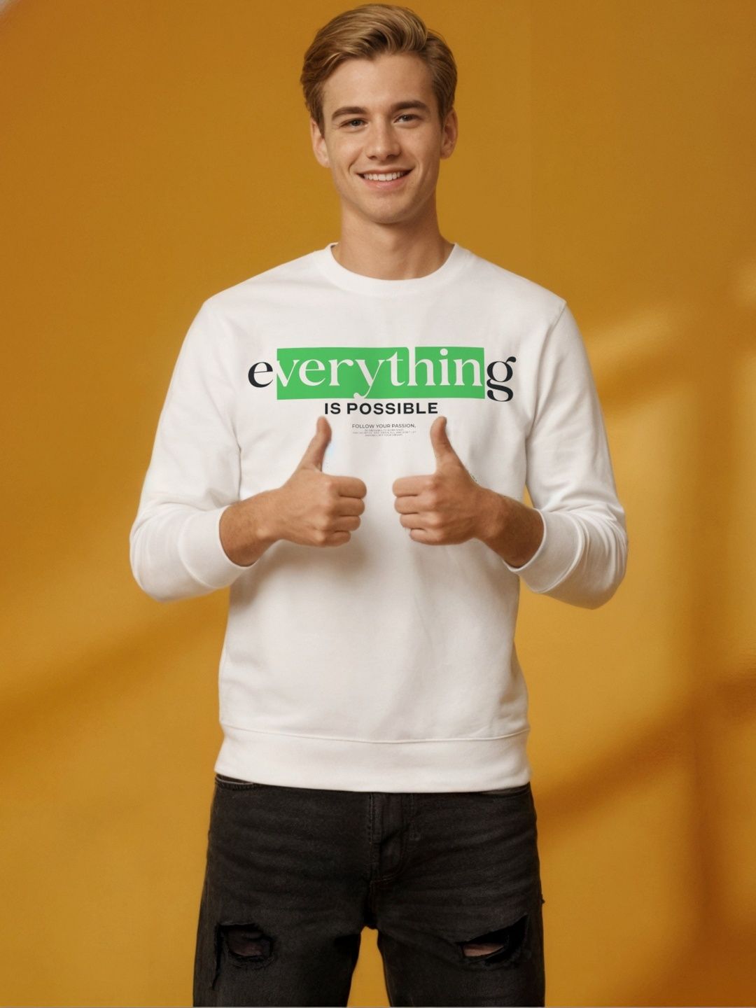 HERE&NOW Men Printed Sweatshirt-picture-31
