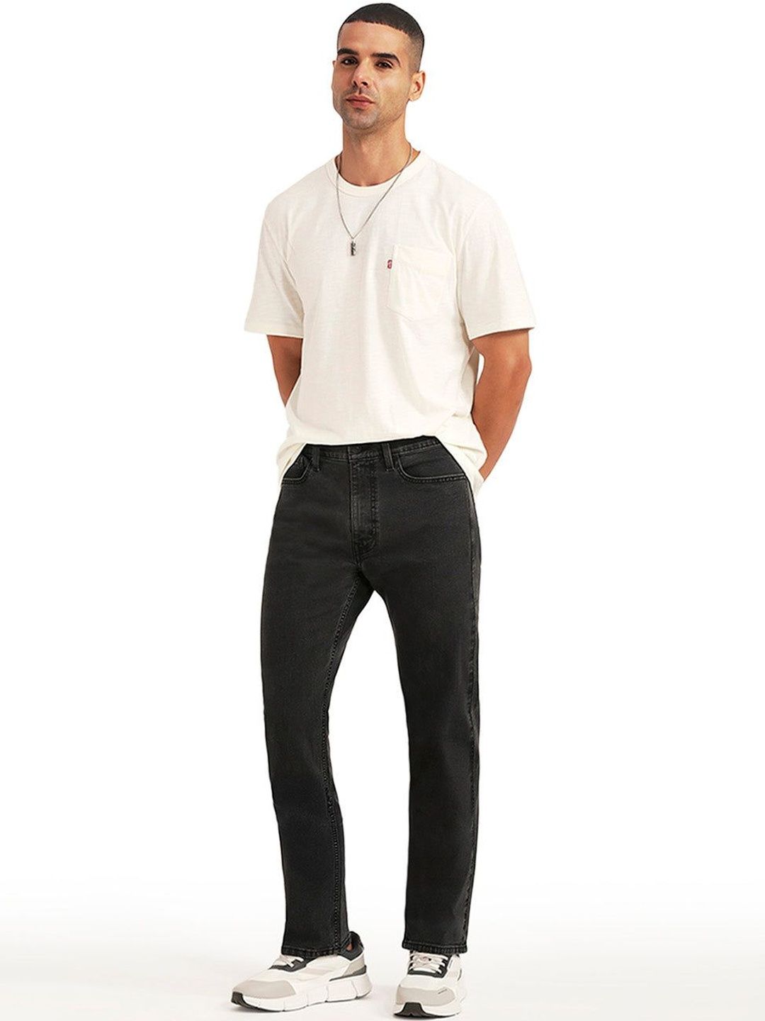 Levis Men Straight Fit Mid-Rise Stretchable Jeans-picture-37