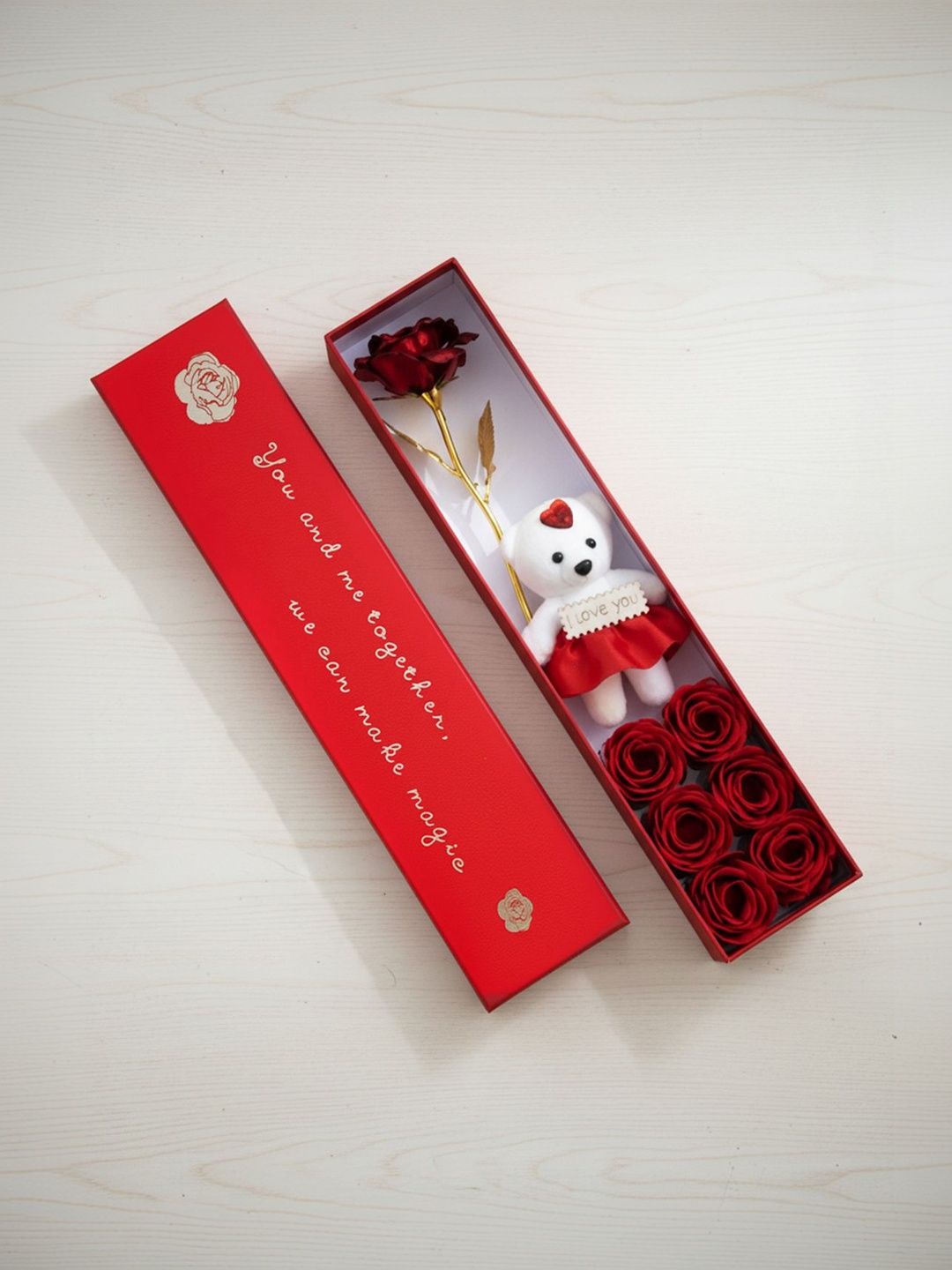 Special You 2Pcs Red & White Valentines Couple Gifting Sets For Wife-picture-35