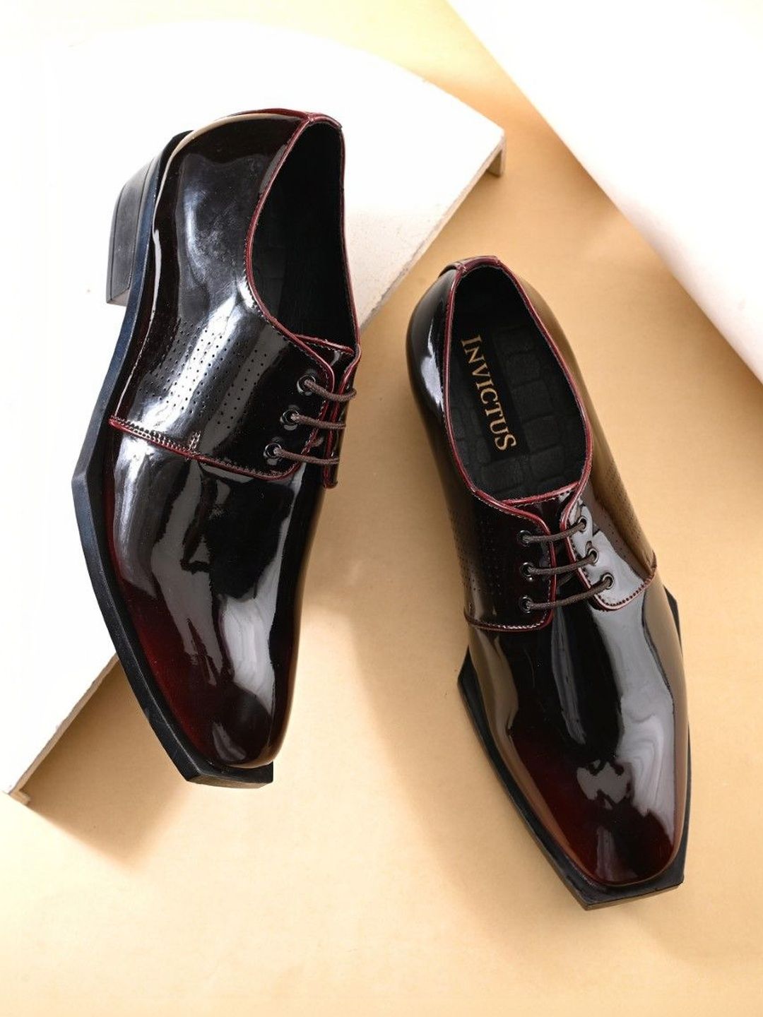 INVICTUS Men Leather Formal Derbys-picture-26