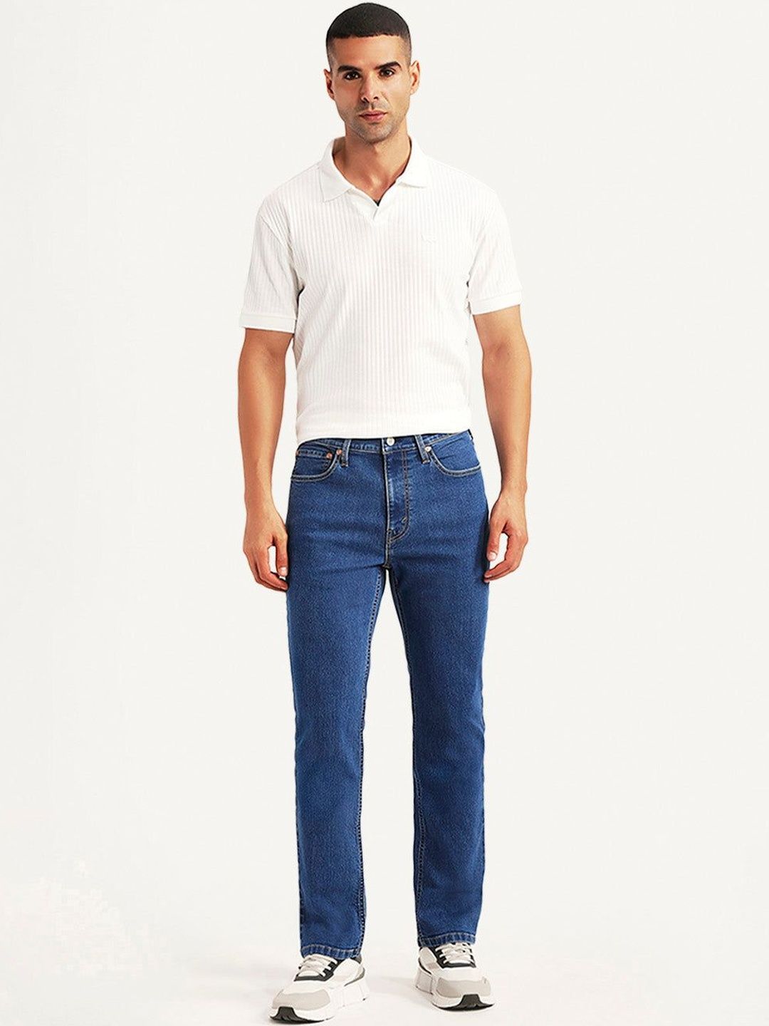 Levis Men Straight Fit Mid-Rise Stretchable Jeans-picture-50