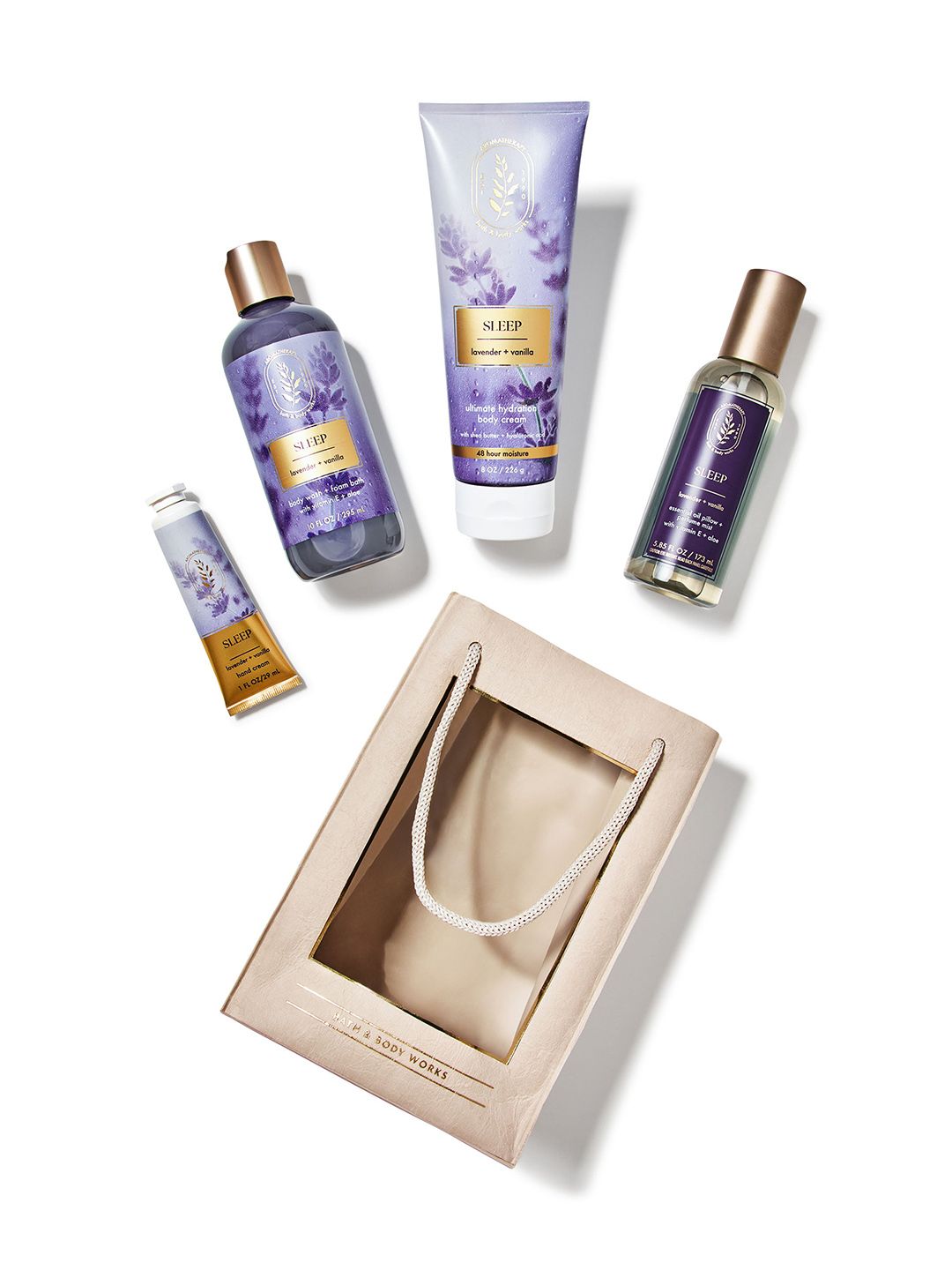 Bath & Body Works Lavender Vanilla Gift Set-image-23