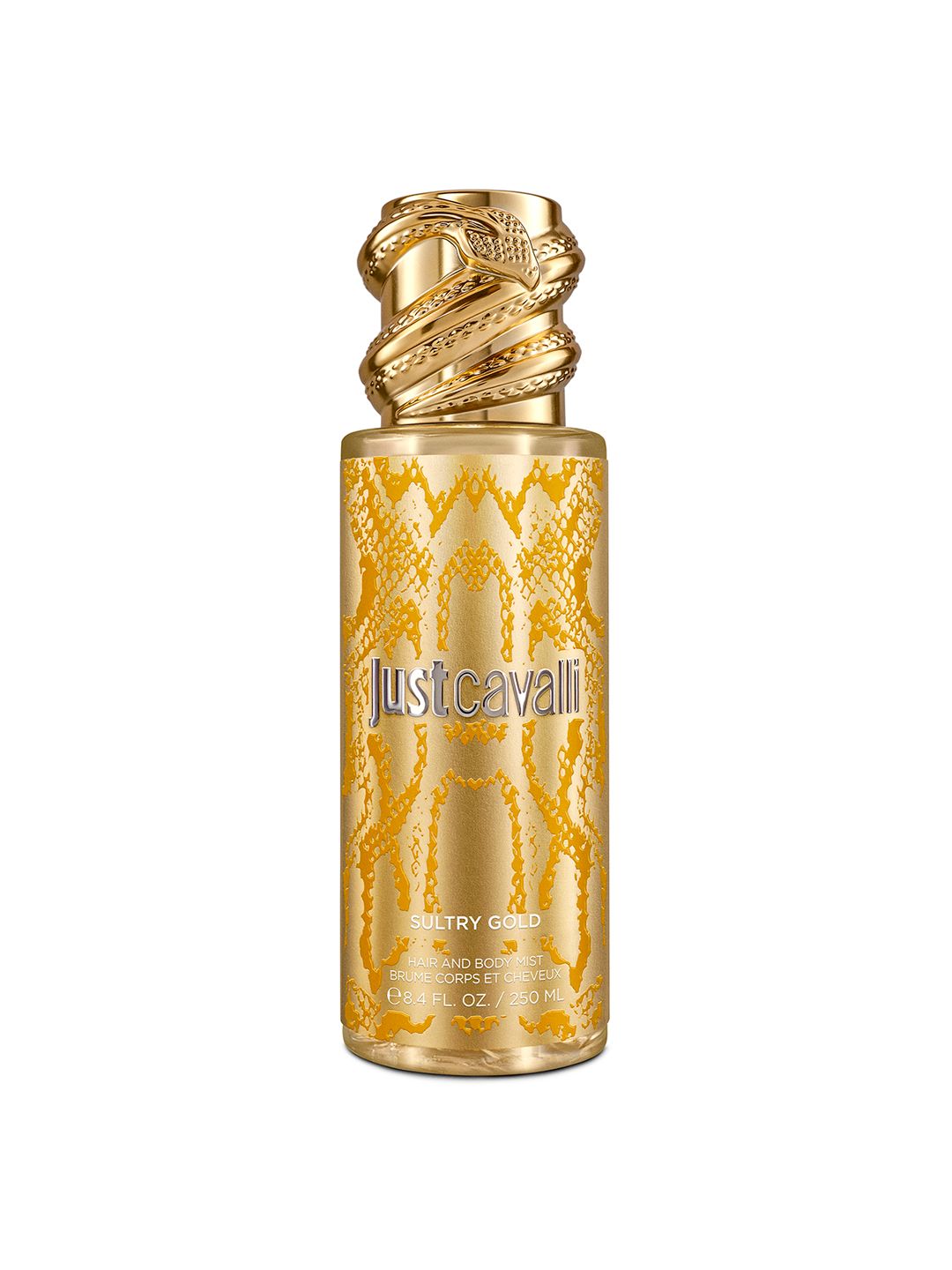 Just Cavalli Sultry Gold Hair & Body Mist - 250ml-image-2