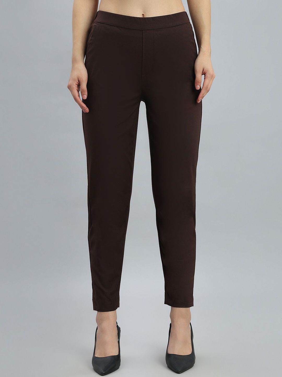 Go Colors Women Tapered Fit Trousers-picture-12