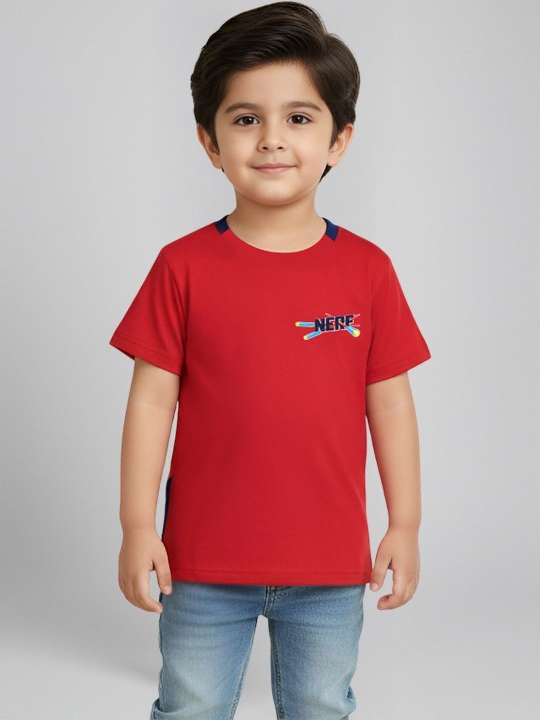 YK X Wildwoods Boys Graphic Printed Round Neck T- shirt-picture-19