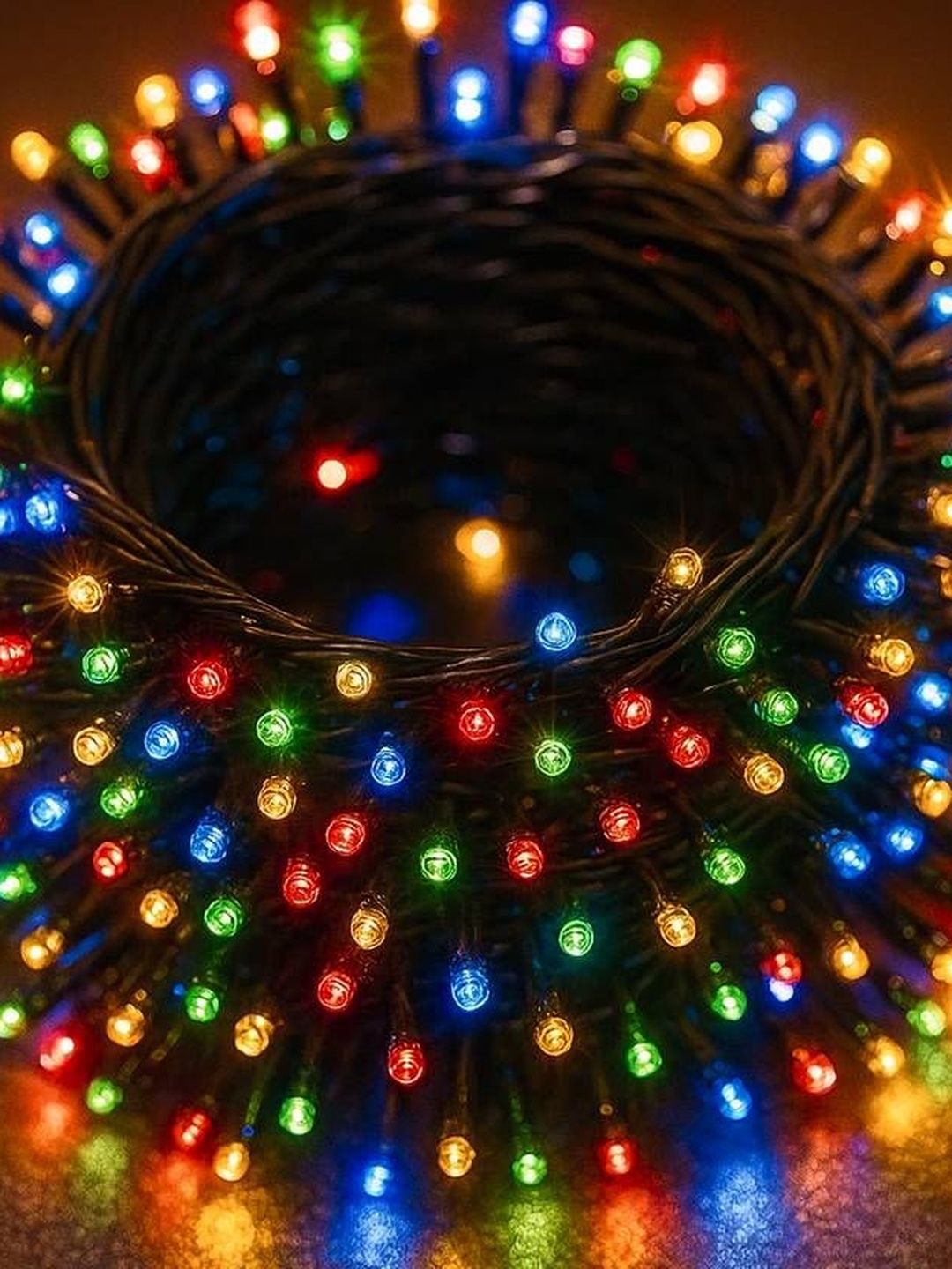 MPROW Blue & Green Lightweight Rice Shape 5-Pcs String Lights-picture-13